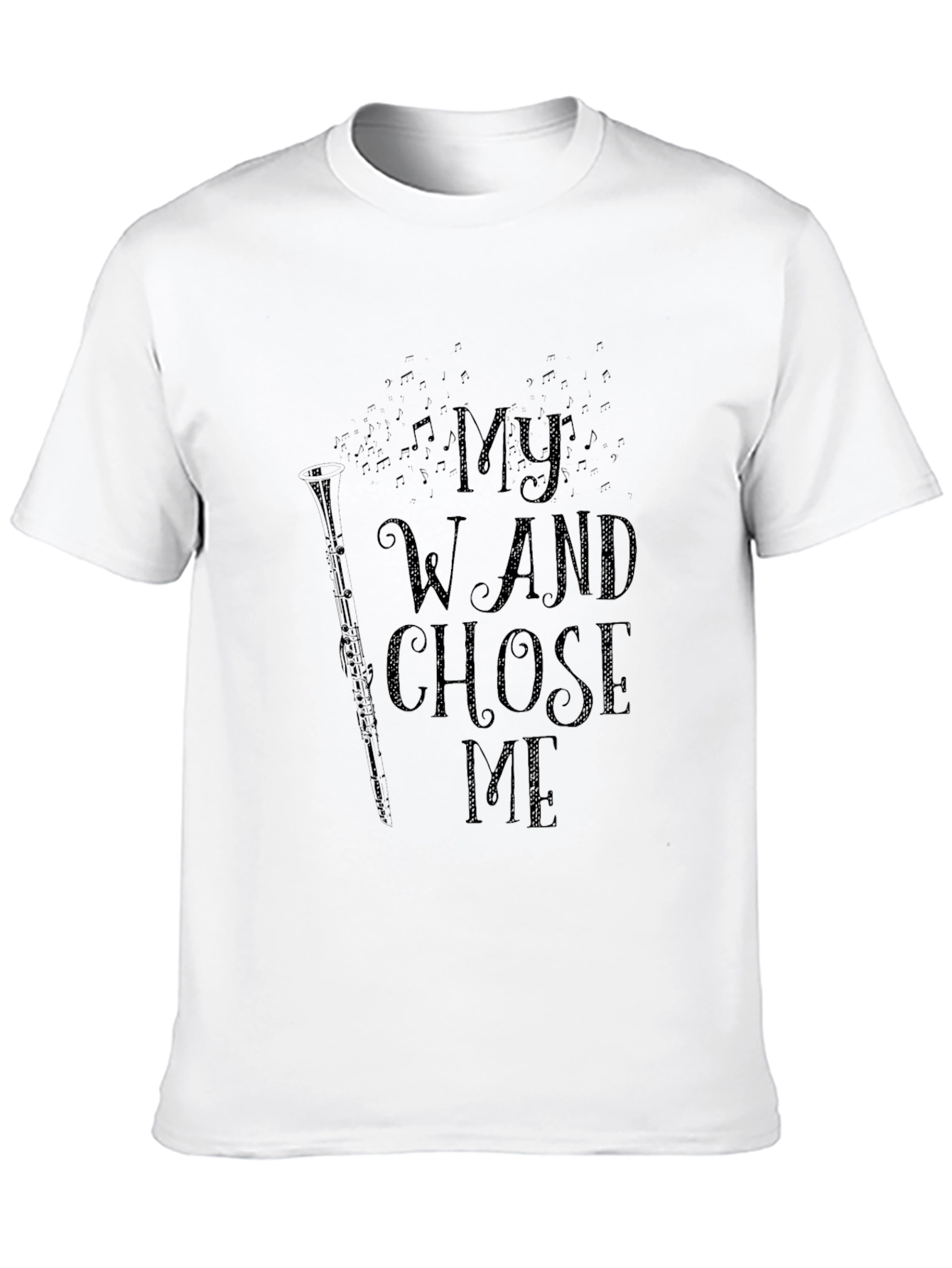 Black My Wand Chose Me T-Shirt - Musician Gift view 10