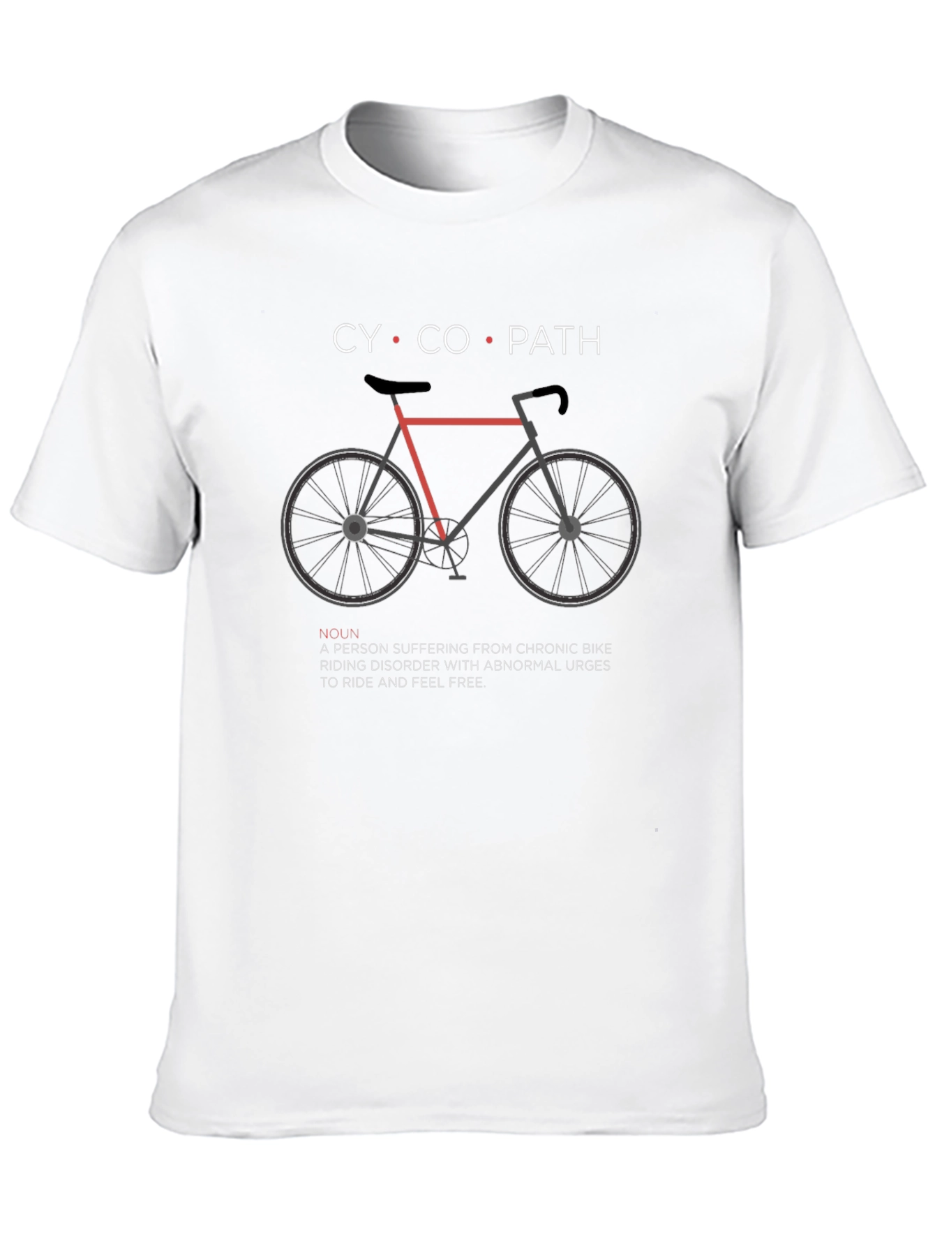 Black Cyclopath T-Shirt - Funny Biker Tee view 10