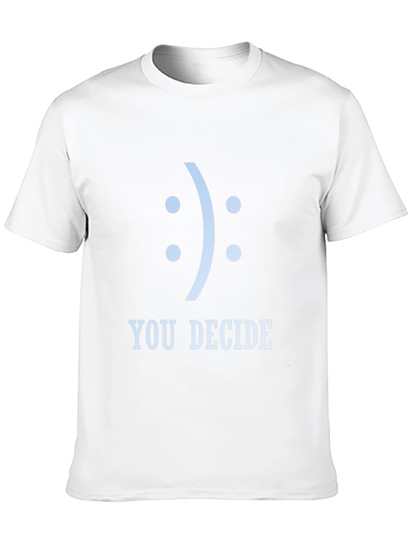 Black You Decide Graphic Tee - Unisex Black T-Shirt view 10