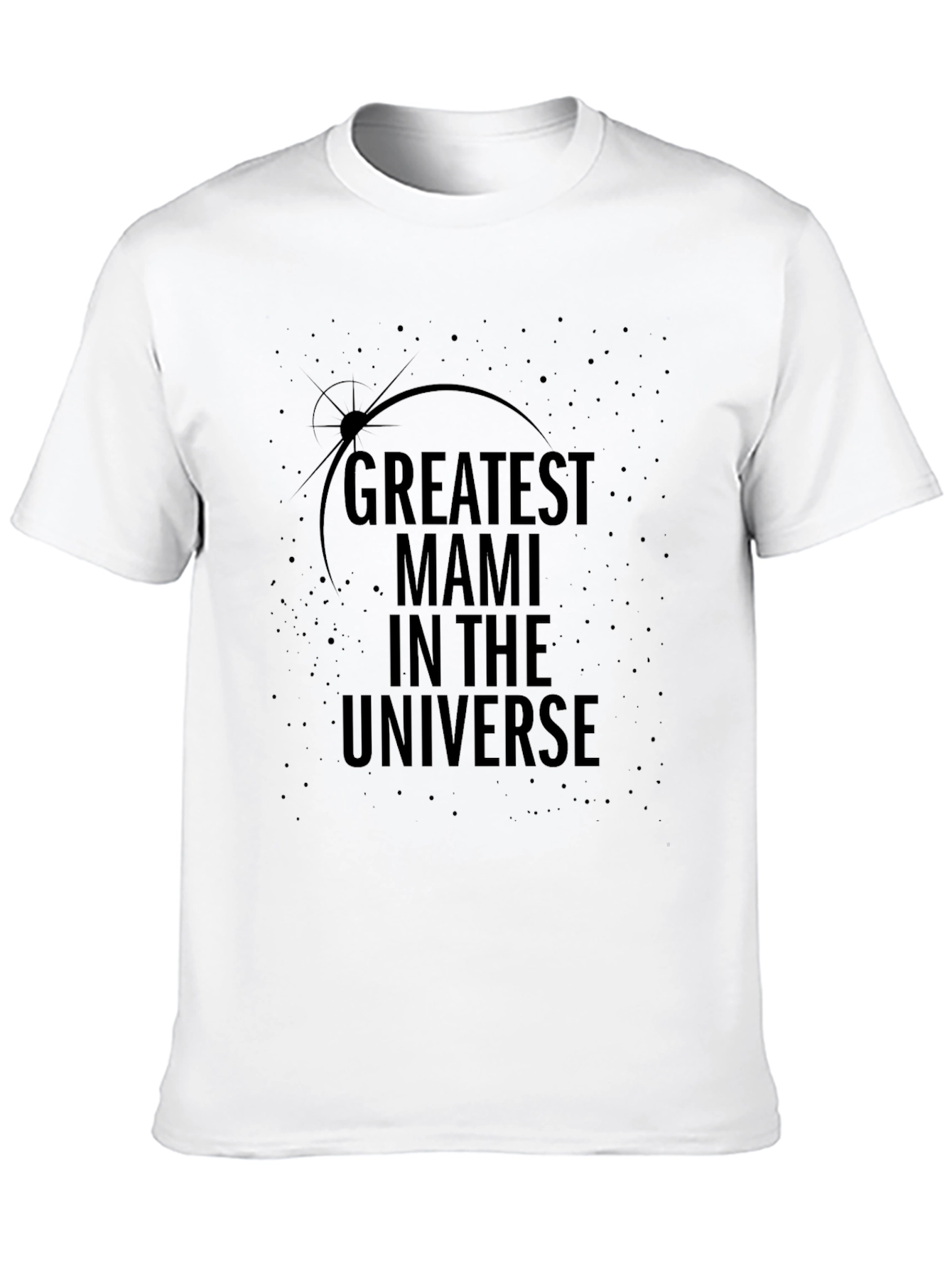 Black Greatest Mami in the Universe T-Shirt view 10