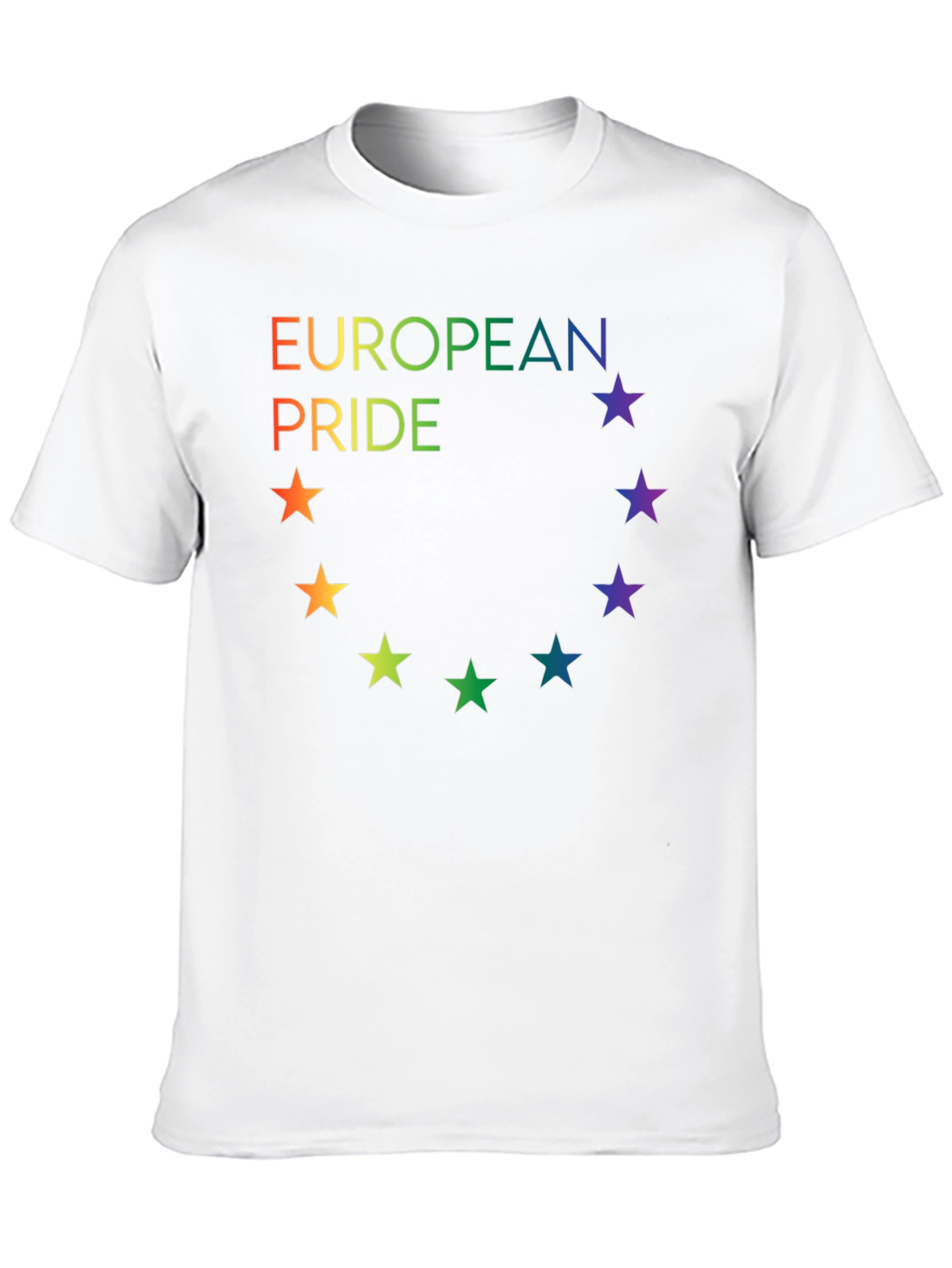 European Pride Rainbow Star T-Shirt - 10