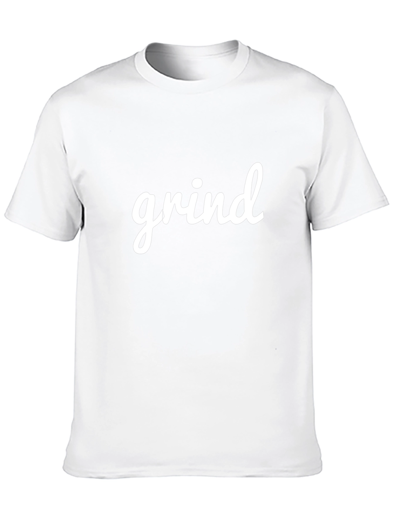 Black Grind Tee - Black Cotton Casual T-Shirt view 10