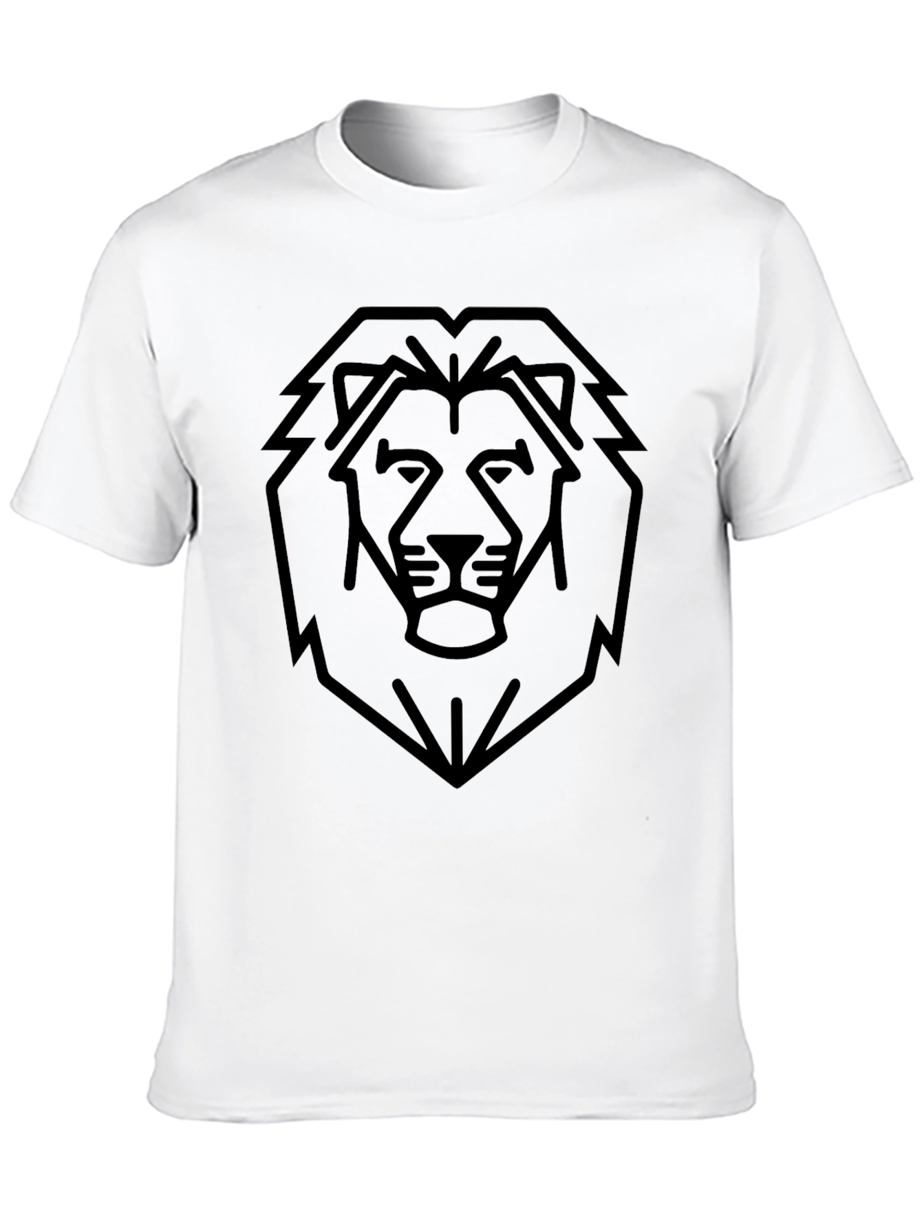 Black Lion Graphic Black T-Shirt view 10