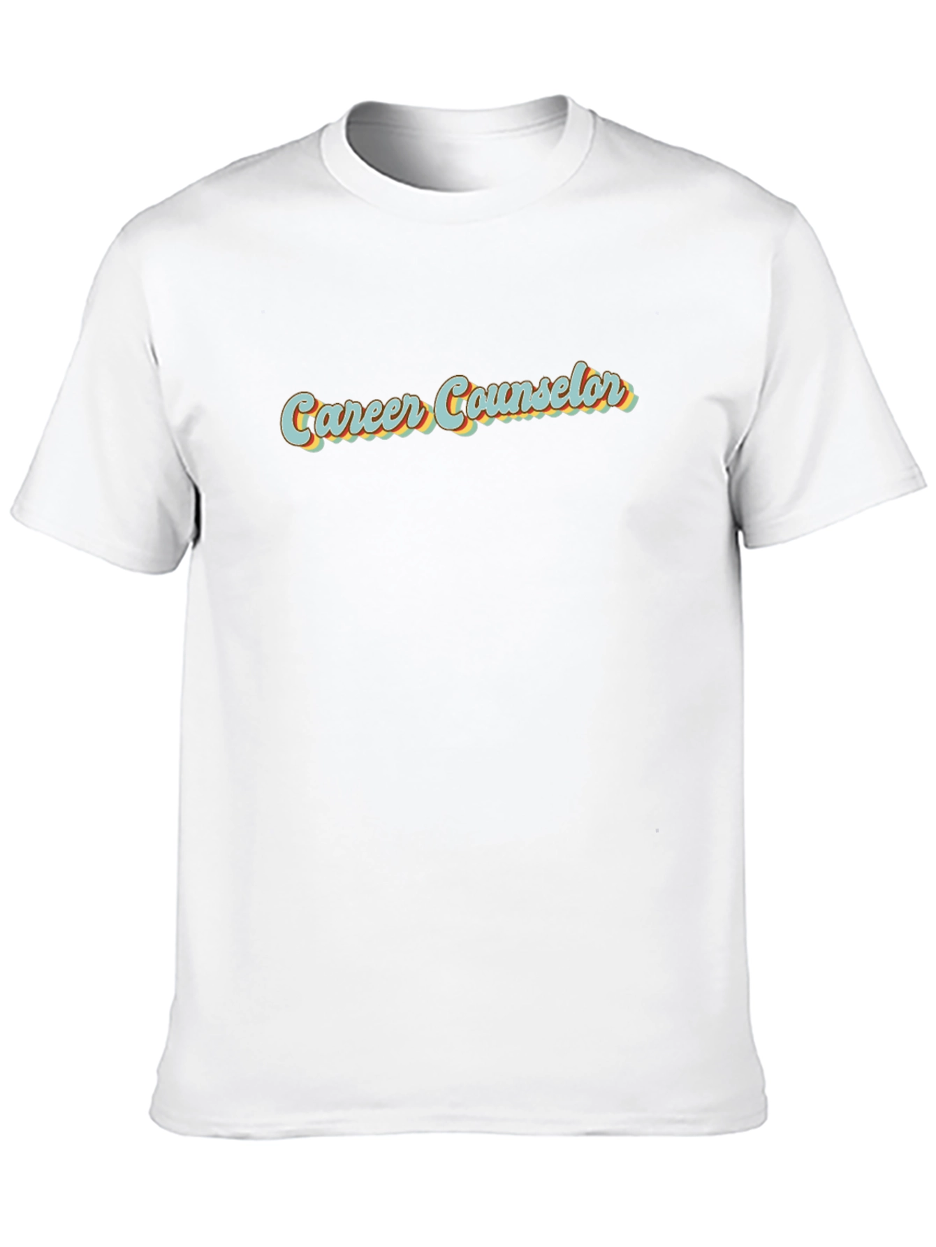 Black Career Counselor Retro Graphic T-Shirt view 10