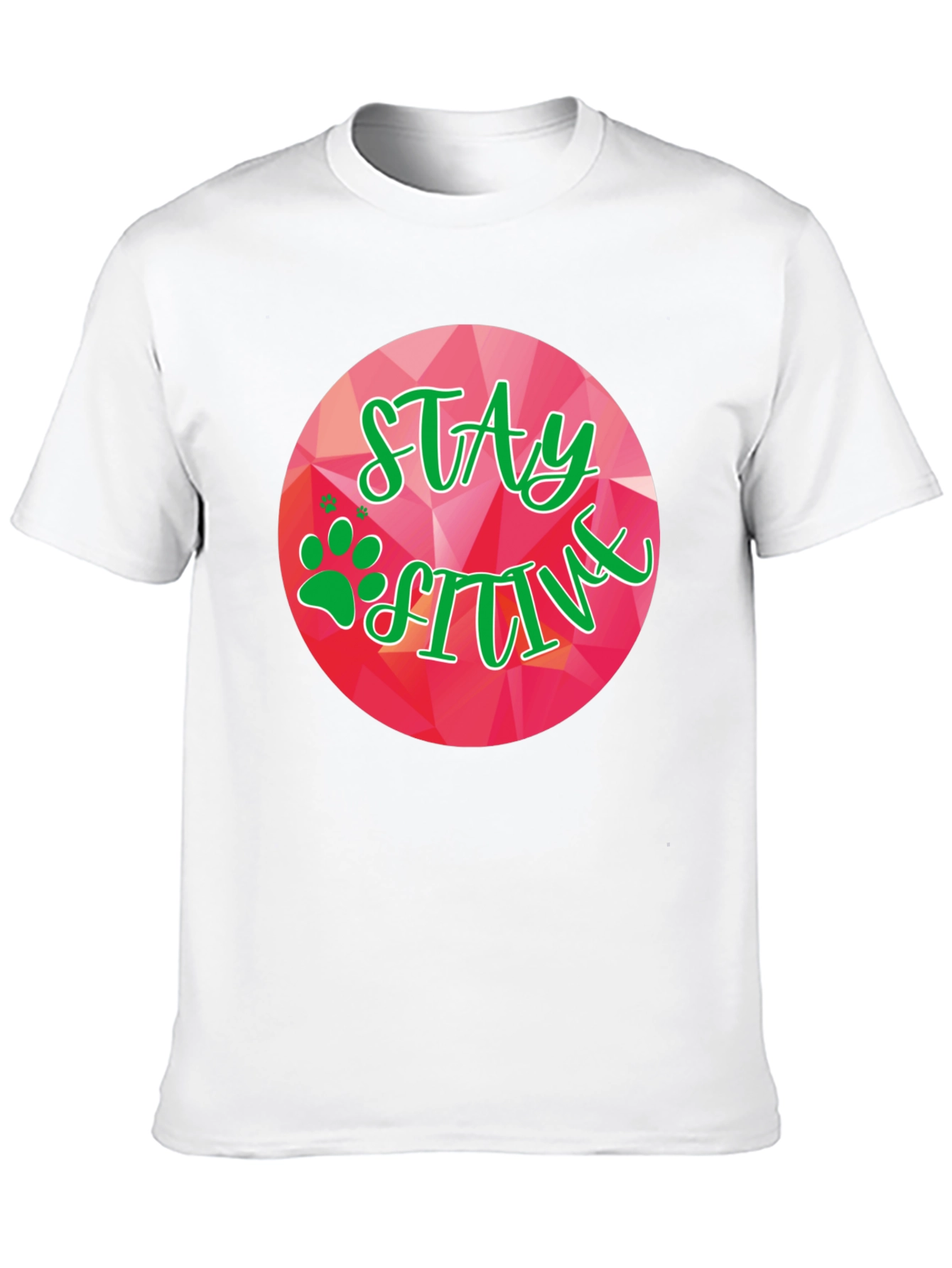 Black Stay Positive Graphic Tee view 10
