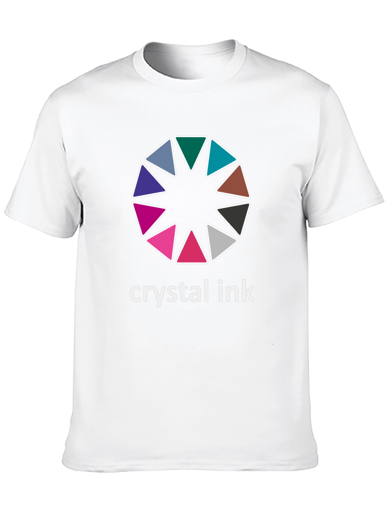 Black Crystal Ink Graphic Tee - Stylish Black Cotton T-Shirt view 10