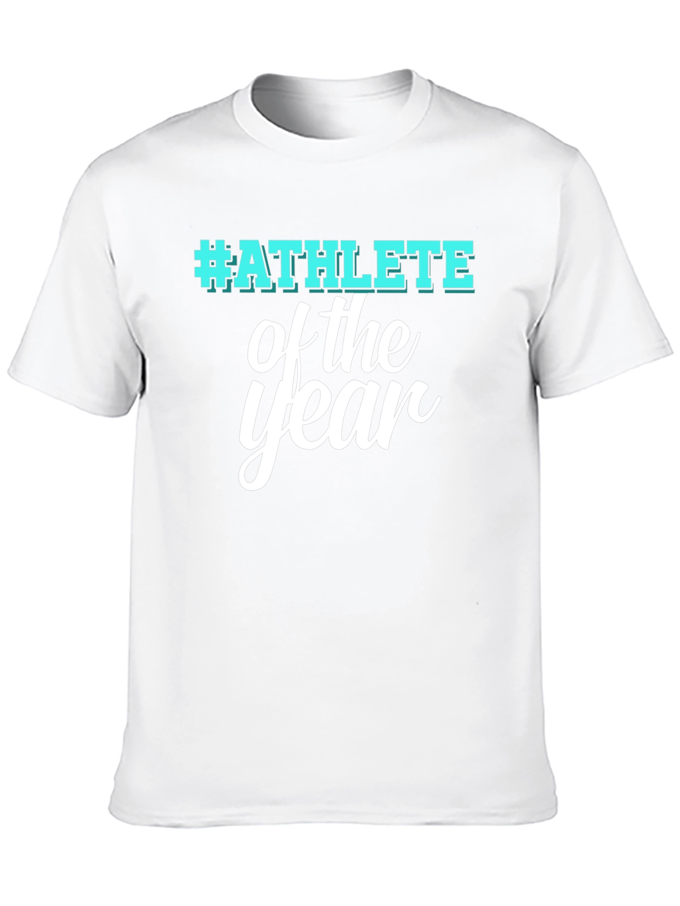 Black Athlete of the Year Black Graphic T-Shirt view 10