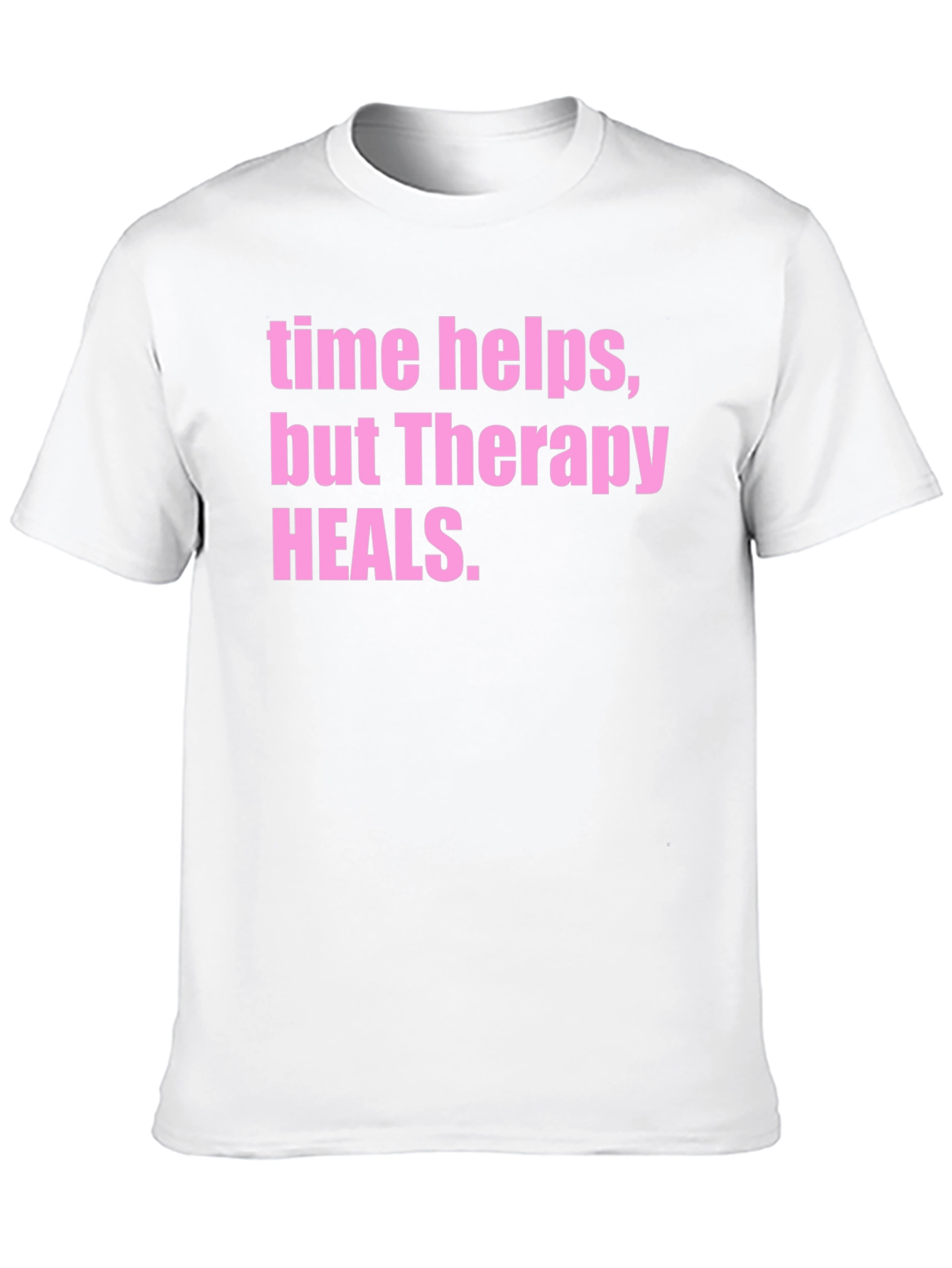 Black Therapy Heals Graphic Tee - Black view 10