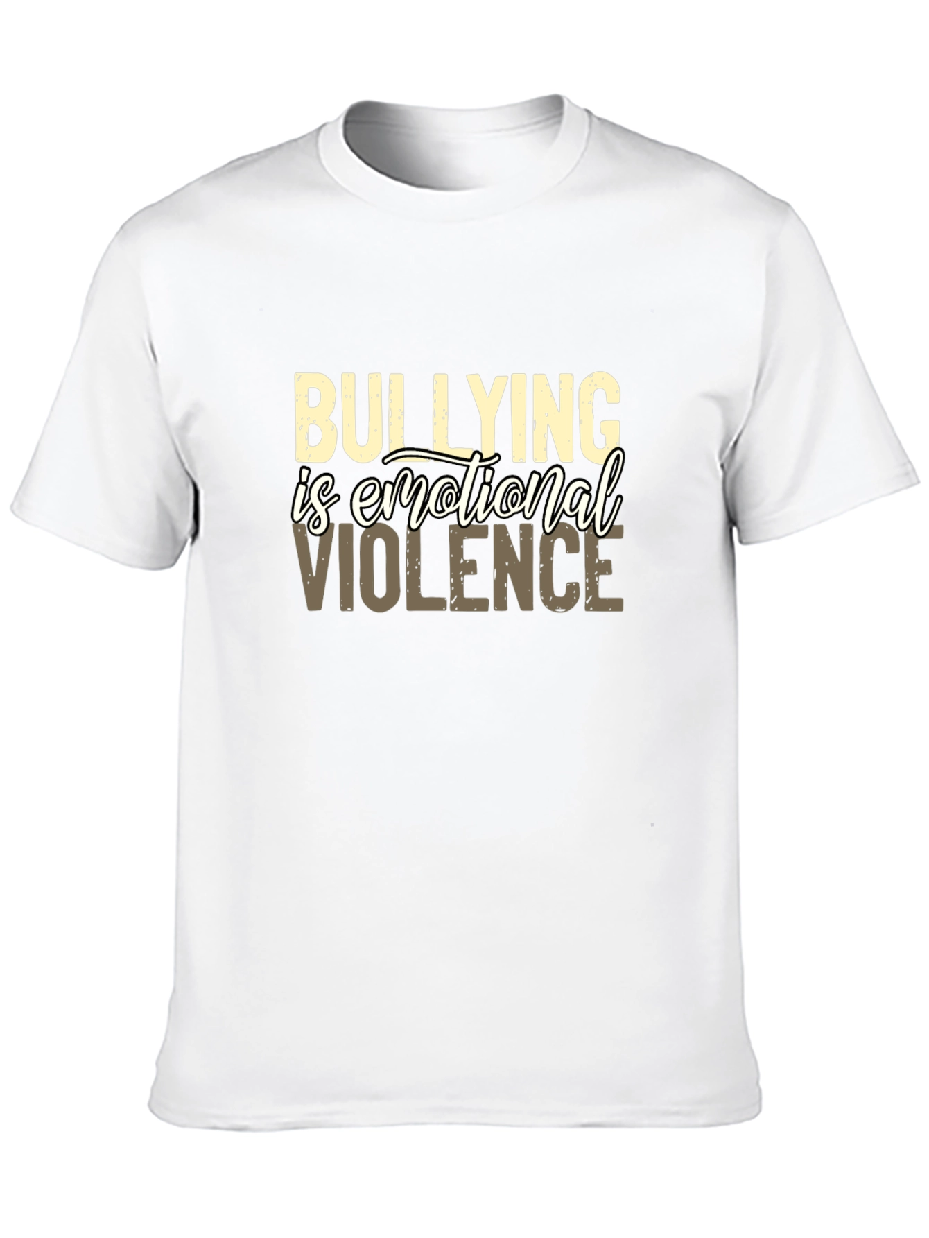 Black Bullying Is Emotional Violence Graphic Tee view 10