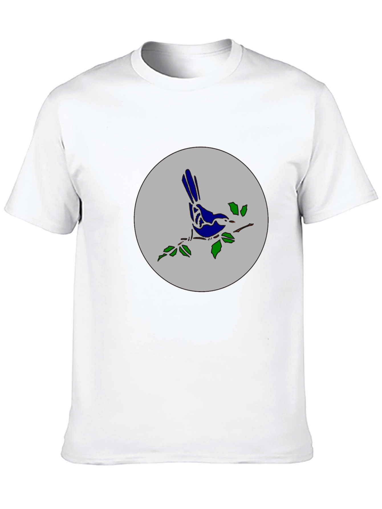 Black Bird on Branch Graphic Tee - Stylish Casual Top view 10