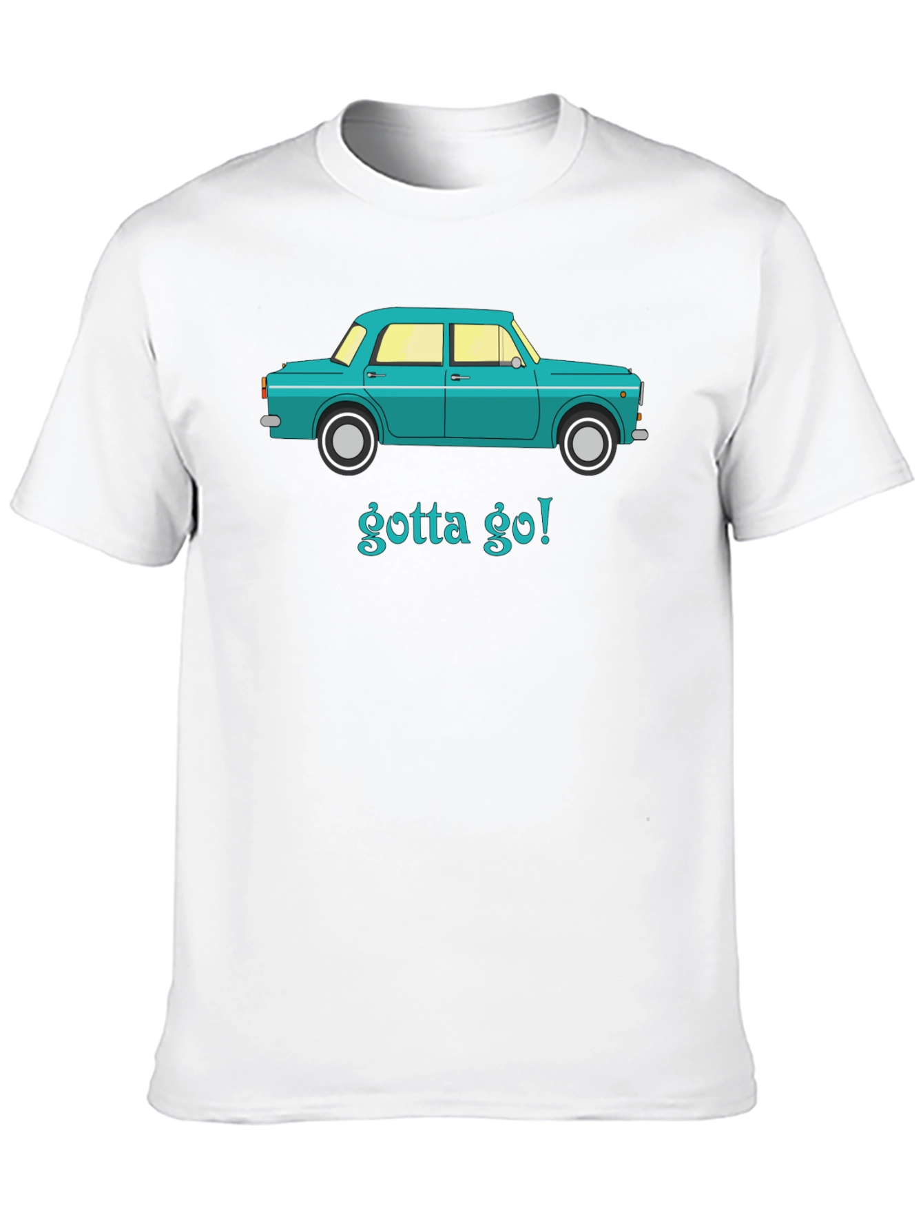Black Gotta Go Retro Car T-Shirt view 10