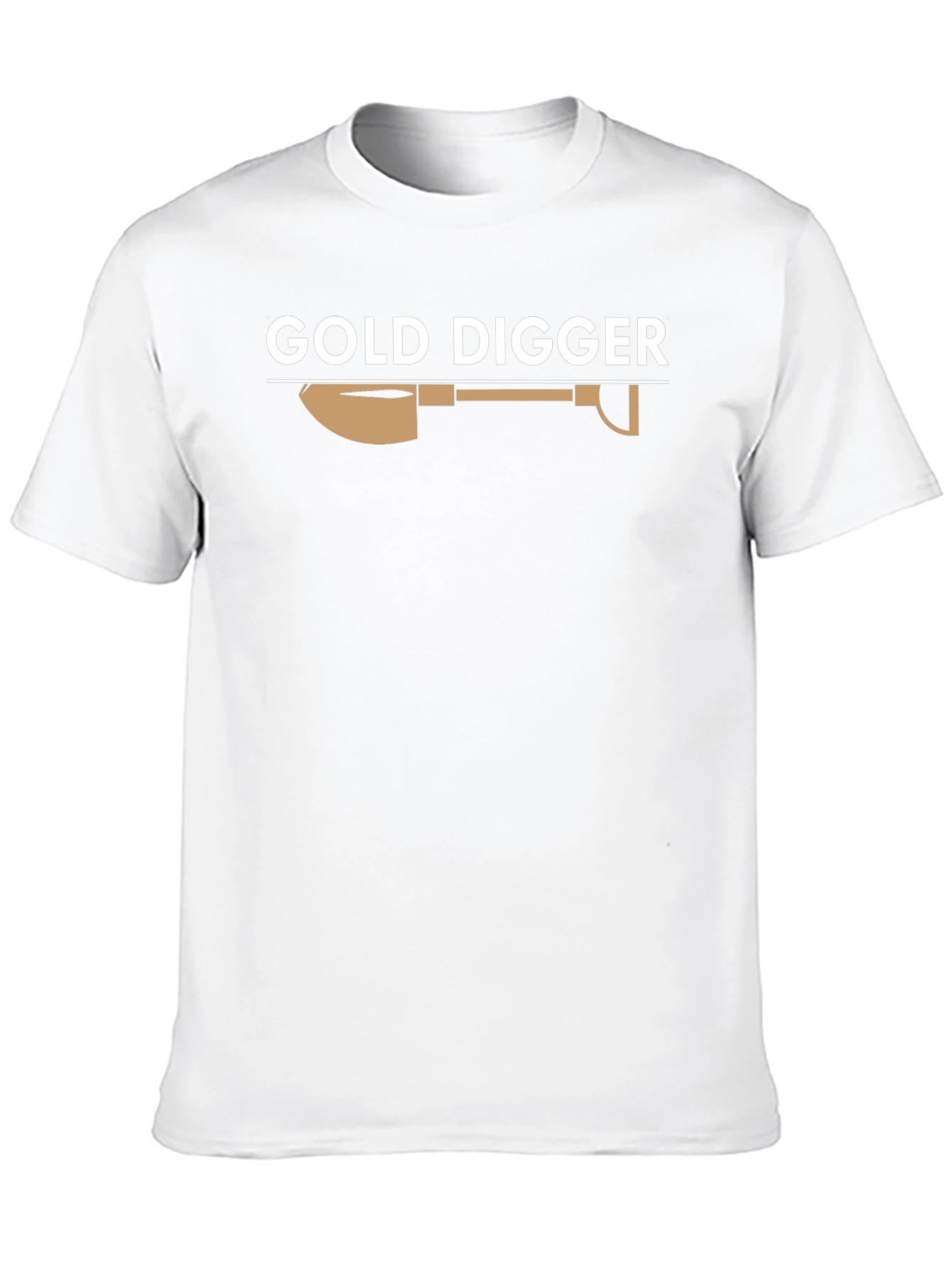 Black Gold Digger Graphic Tee - Novelty Shirt view 10