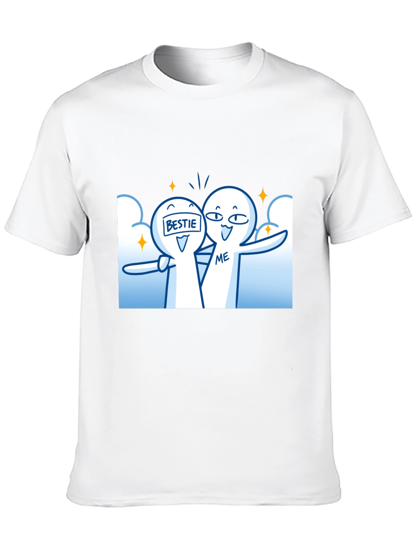 Black Best Friends Forever Graphic Tee view 10