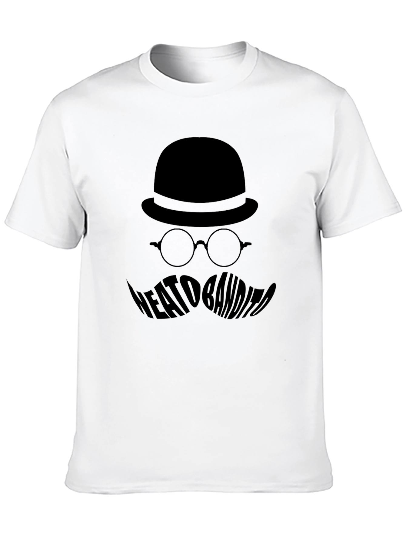 Black Neato Bandito T-Shirt - Novelty Graphic Tee view 10