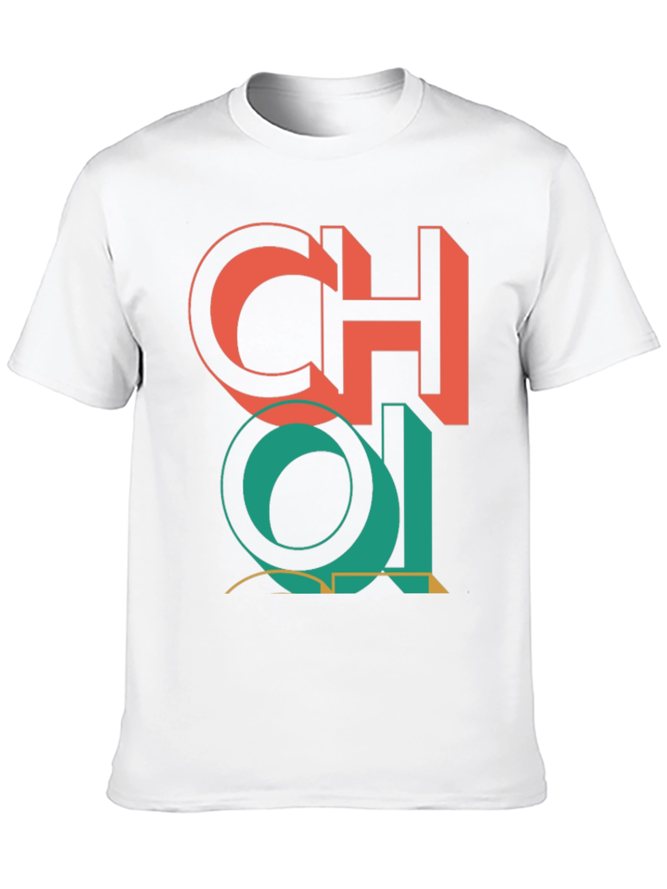 Black Abstract Graphic Tee - Bold Design view 10