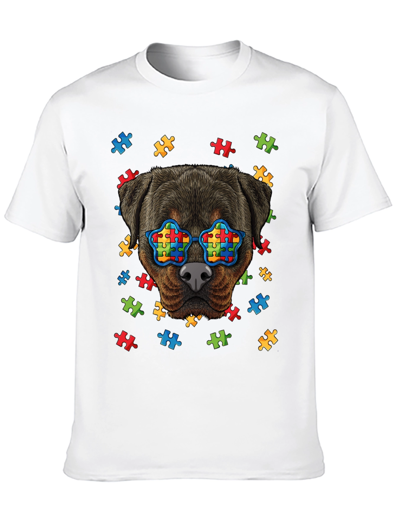Autism Awareness Rottweiler T-Shirt - 10