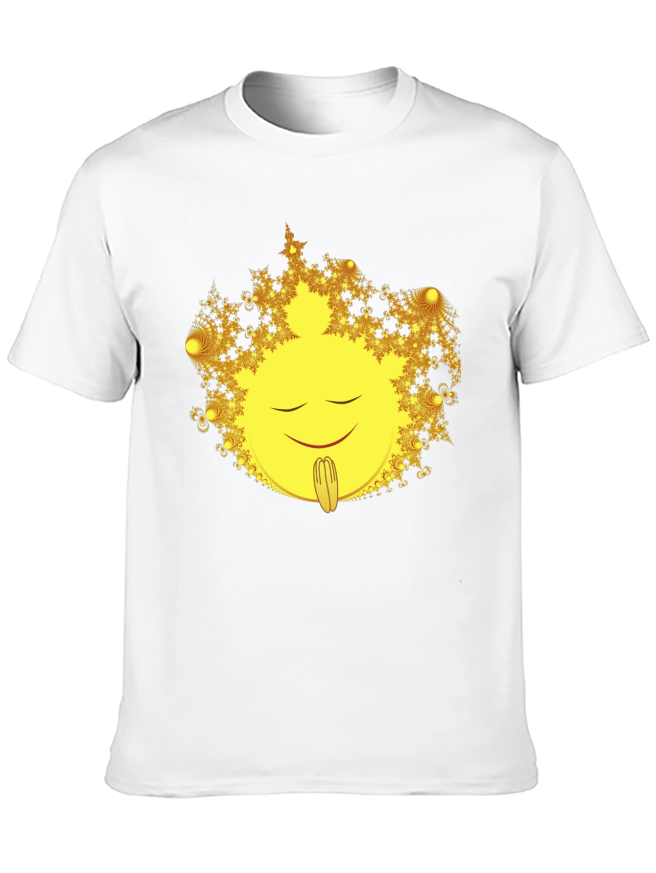 Meditating Sun Graphic T-Shirt - Relaxed Fit - 10