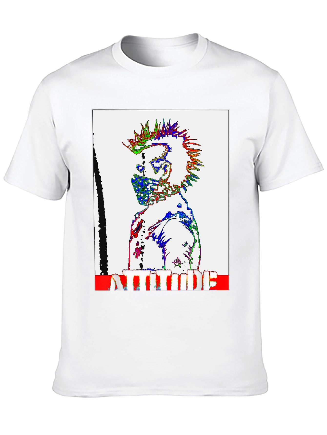 Attitude Punk Graphic T-Shirt - Bold Style - 10