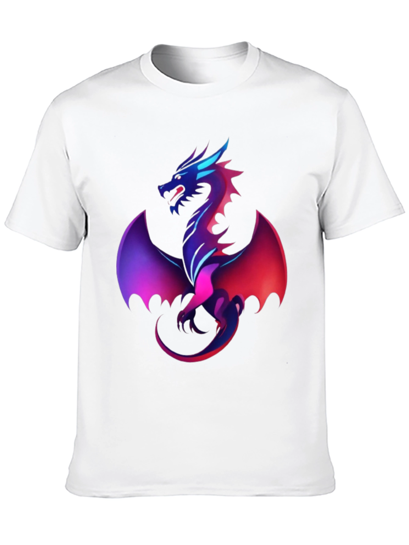 Black Dragon Graphic Tee - Men's Black T-Shirt view 10