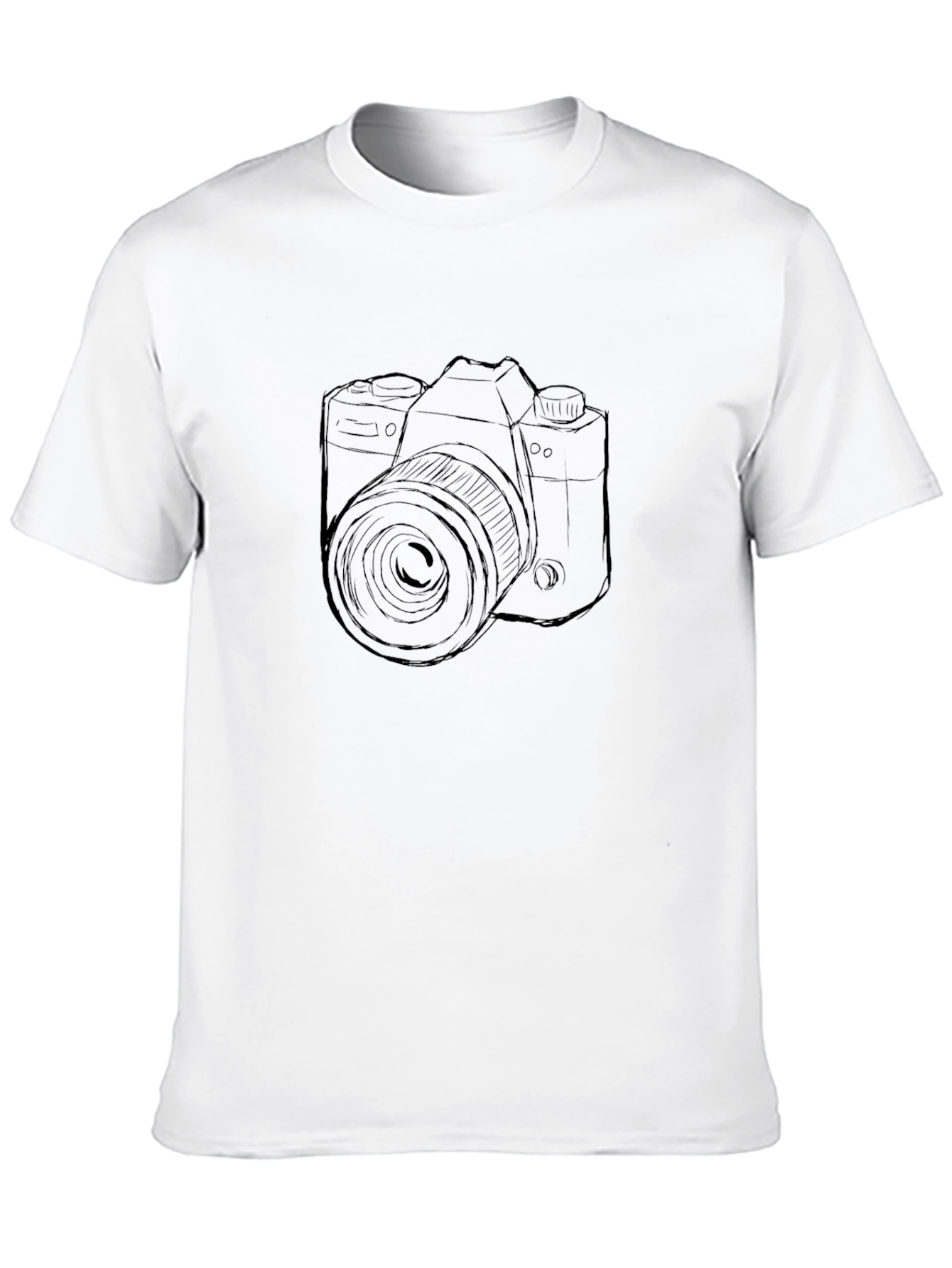 Black Camera Graphic Tee - Photographer's Must-Have view 10