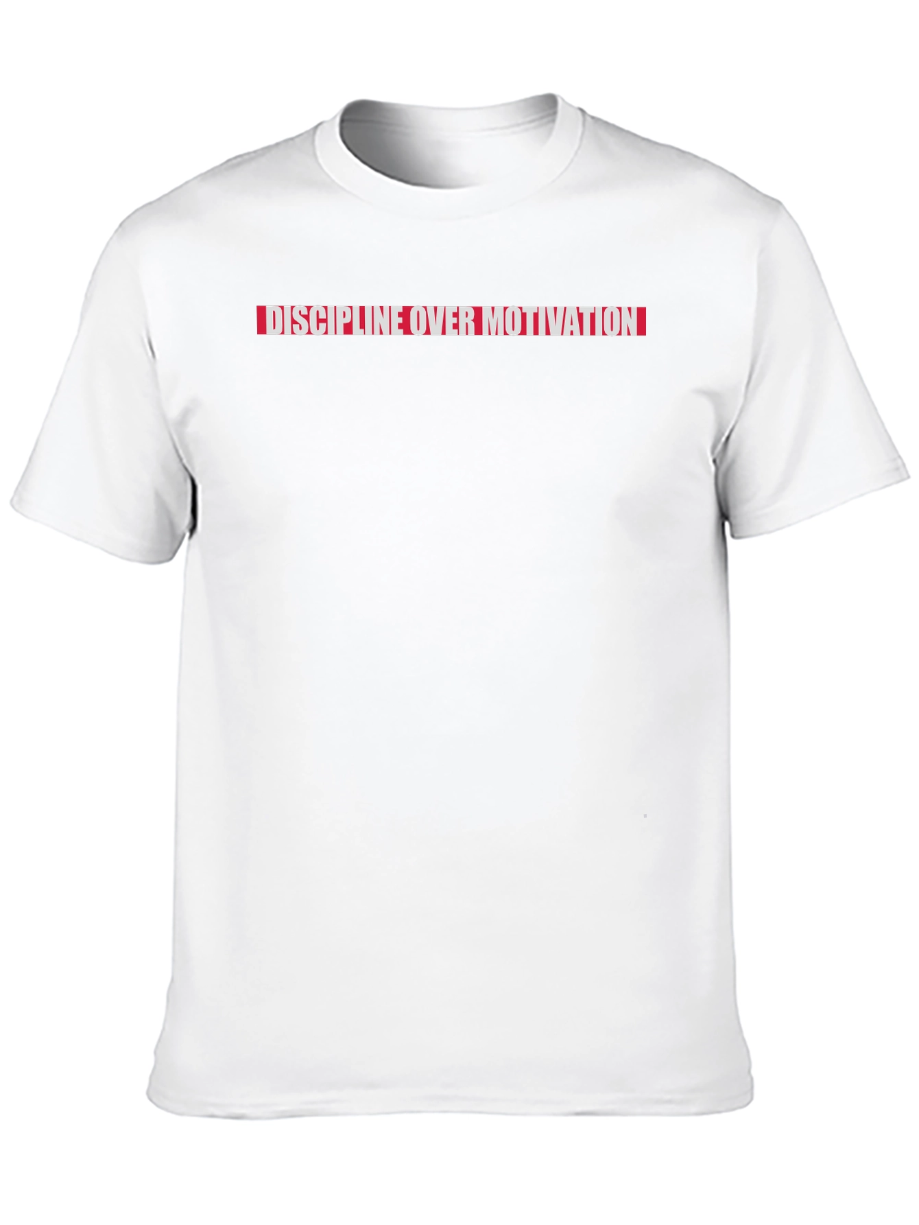 Black Discipline Over Motivation Graphic Tee - Premium Black T-Shirt view 10