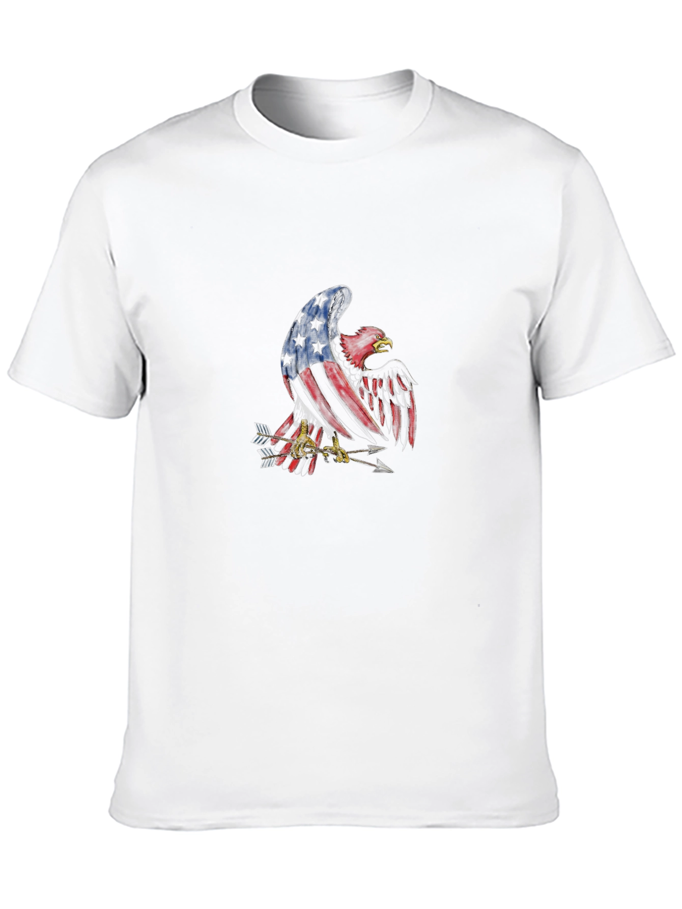 Black American Eagle Graphic T-Shirt - Patriotic Style view 10