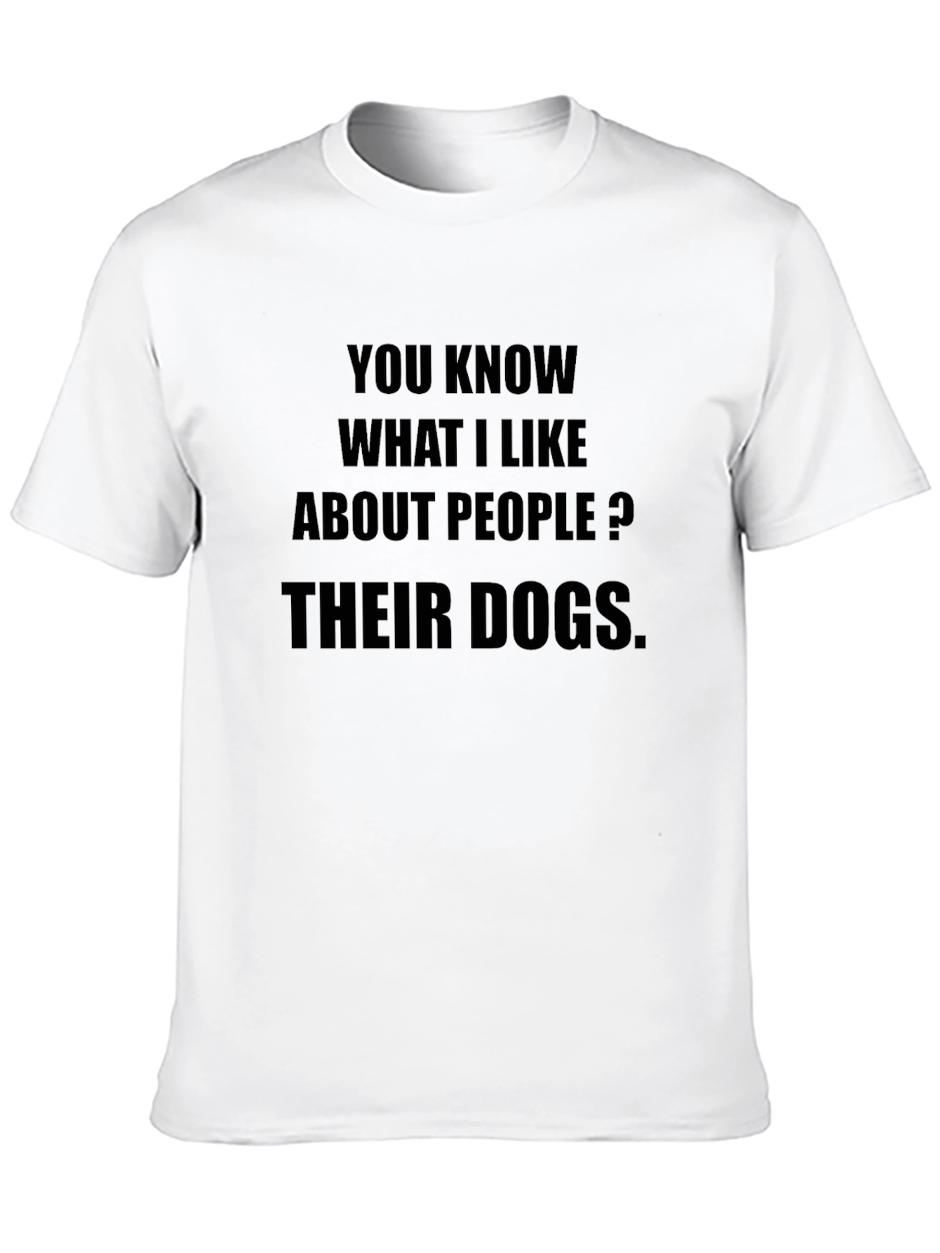 Black Funny Dog Lover T-Shirt - People & Their Dogs view 10