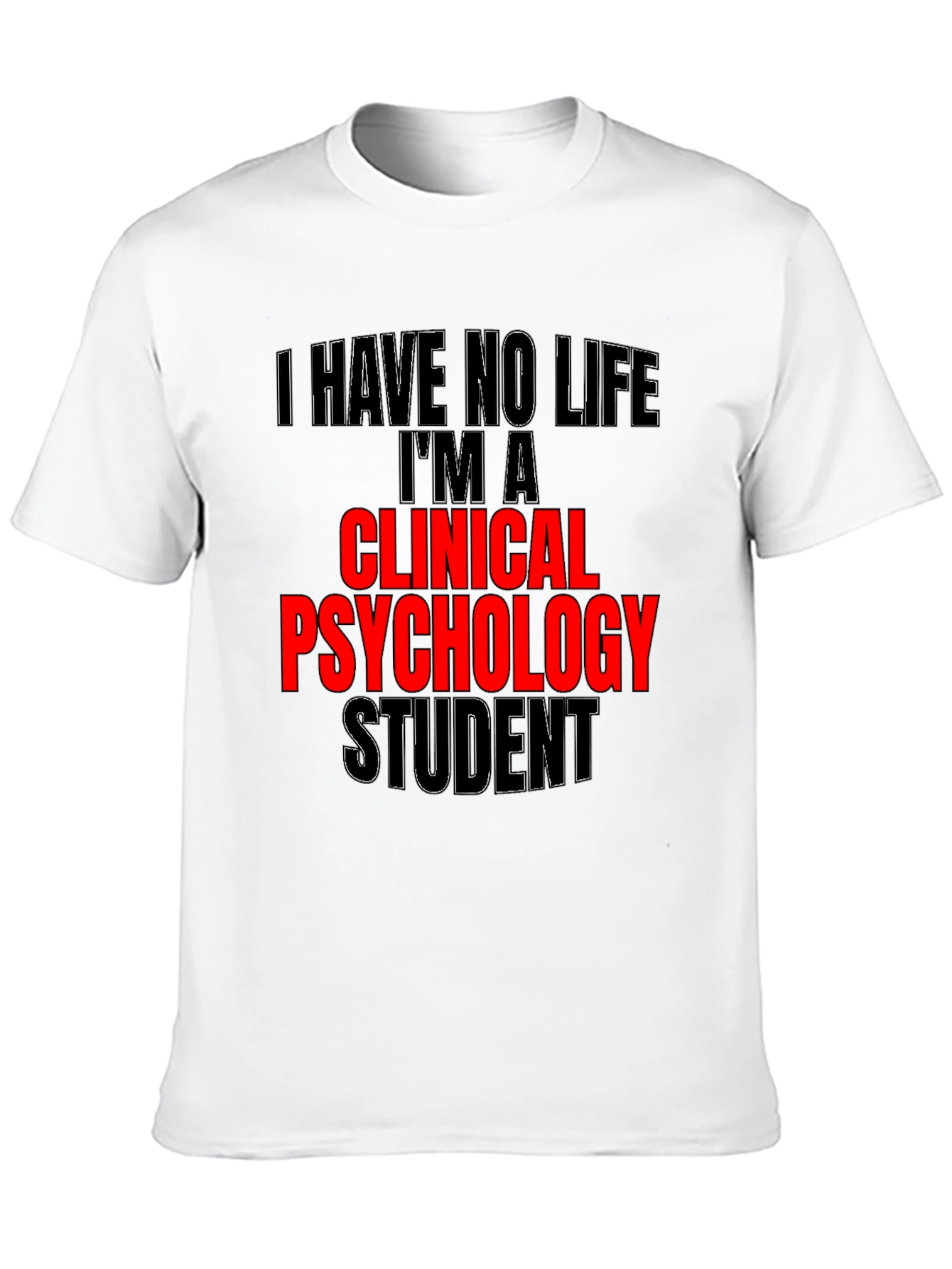 Black Clinical Psychology Student Graphic Tee view 10