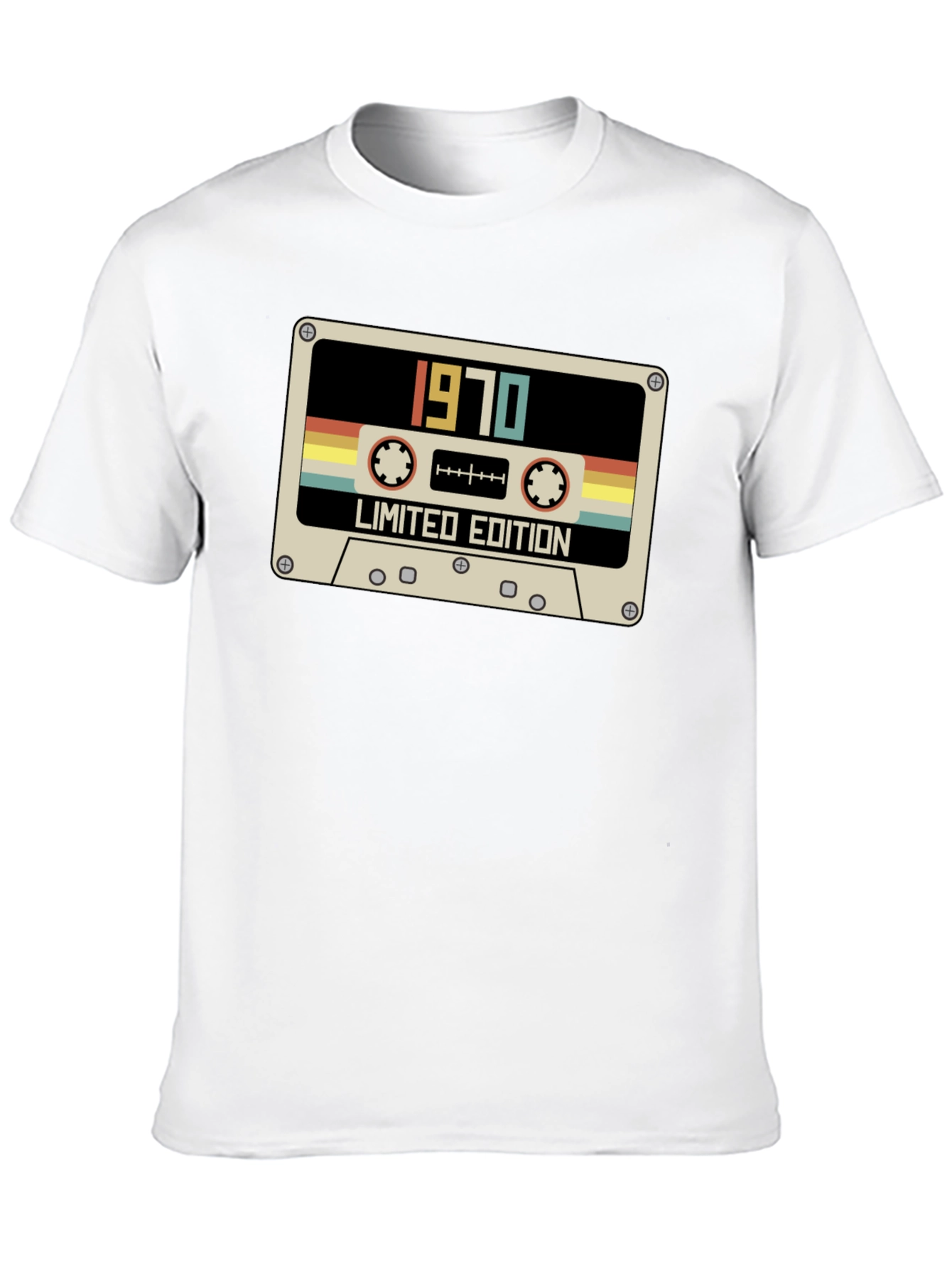 Black 1970 Limited Edition Cassette Tape T-Shirt view 10