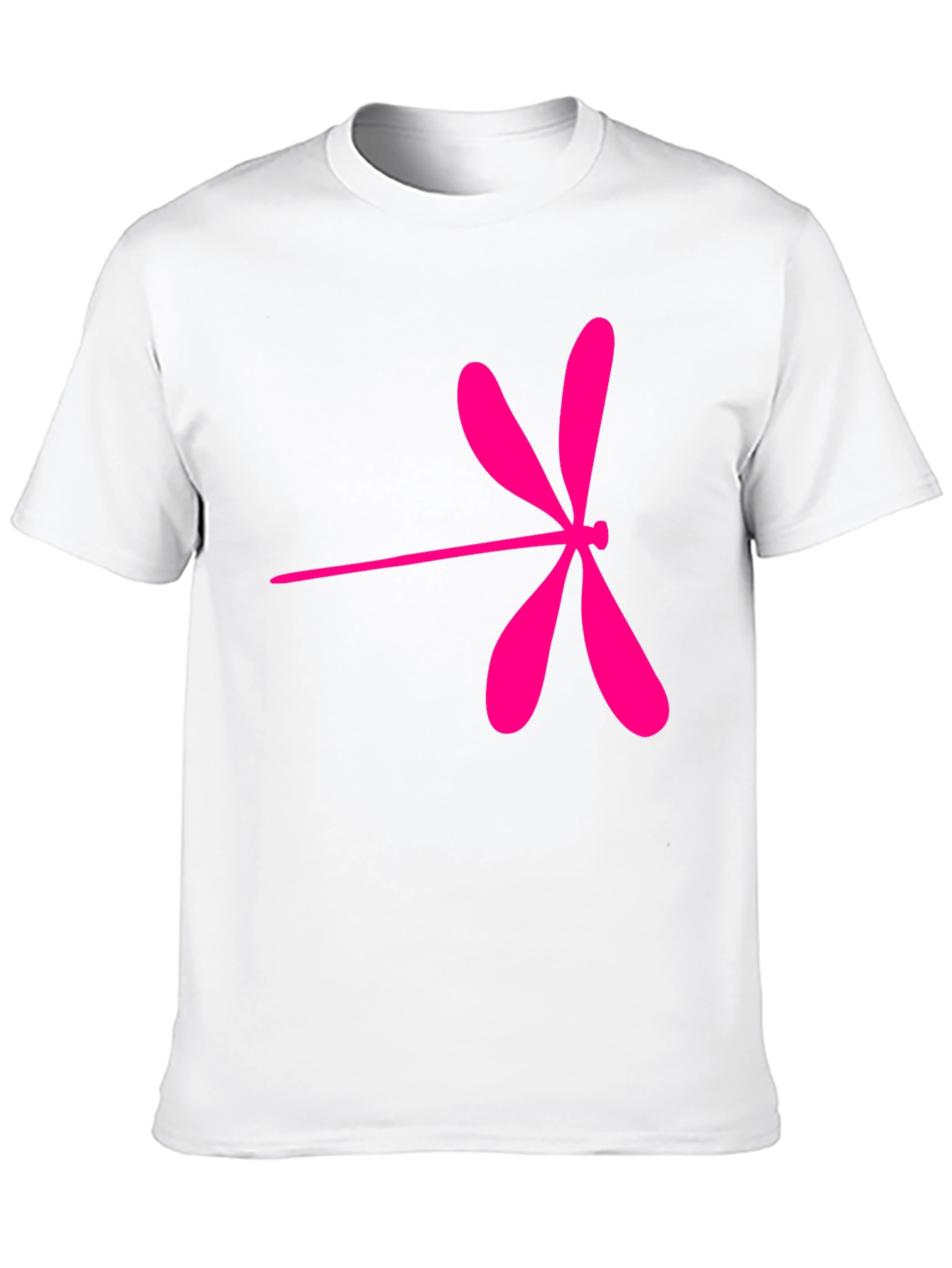 Black Pink Dragonfly Graphic T-Shirt view 10