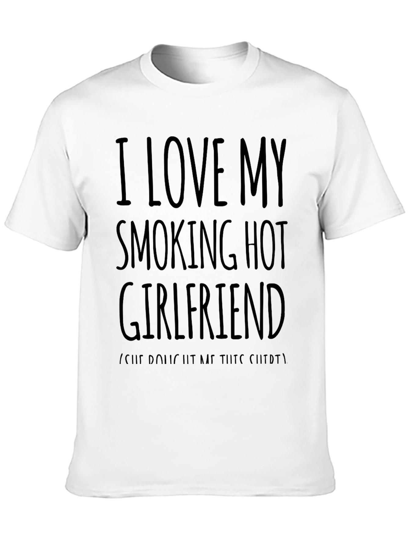 Black I Love My Smoking Hot Girlfriend T-Shirt - Mens Graphic Tee view 10