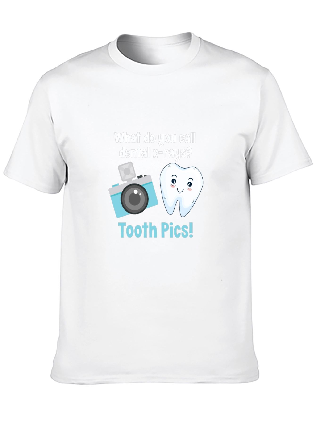 Black Tooth Pics Dental Pun T-Shirt - Black view 10