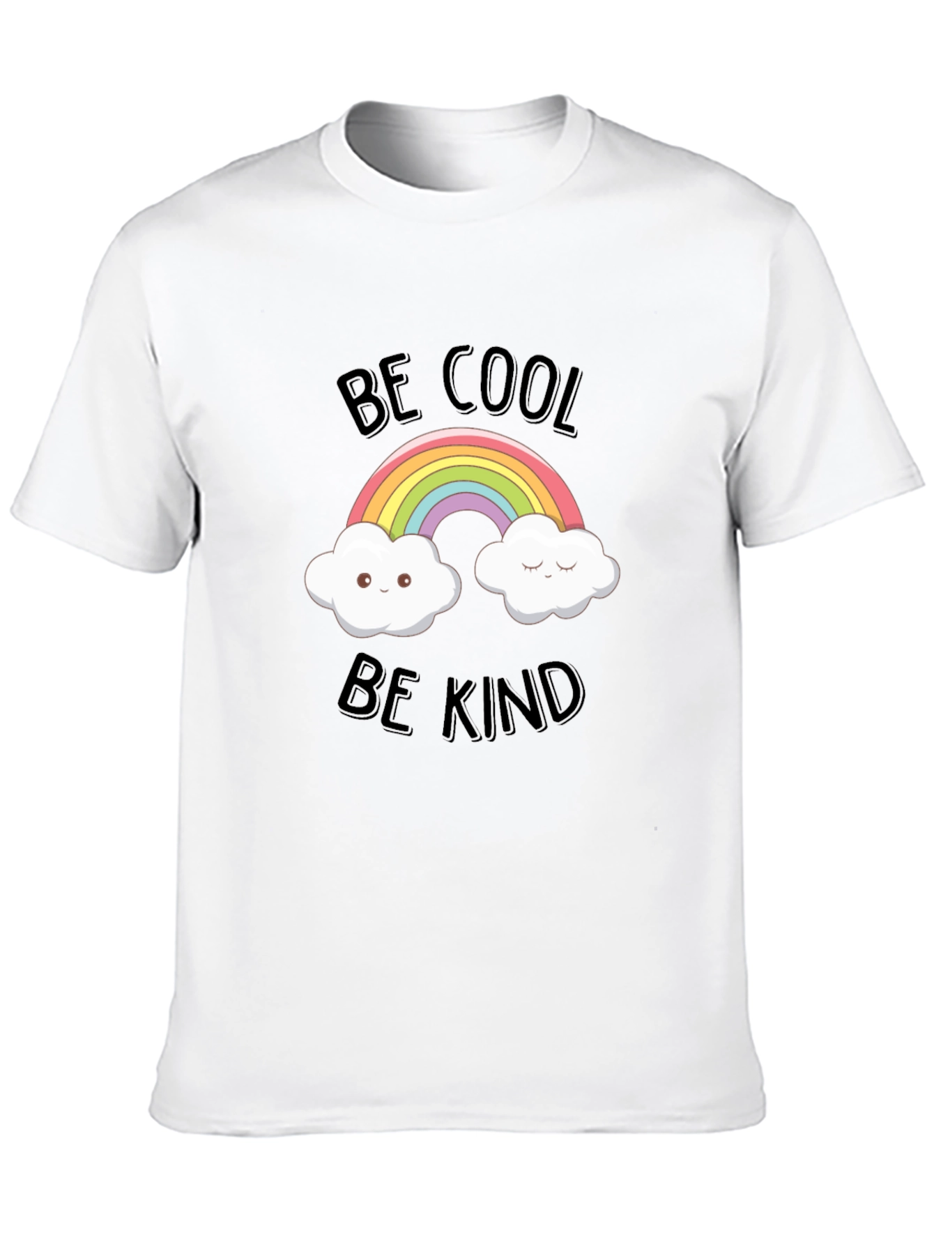 Black Be Cool Be Kind Graphic Tee view 10