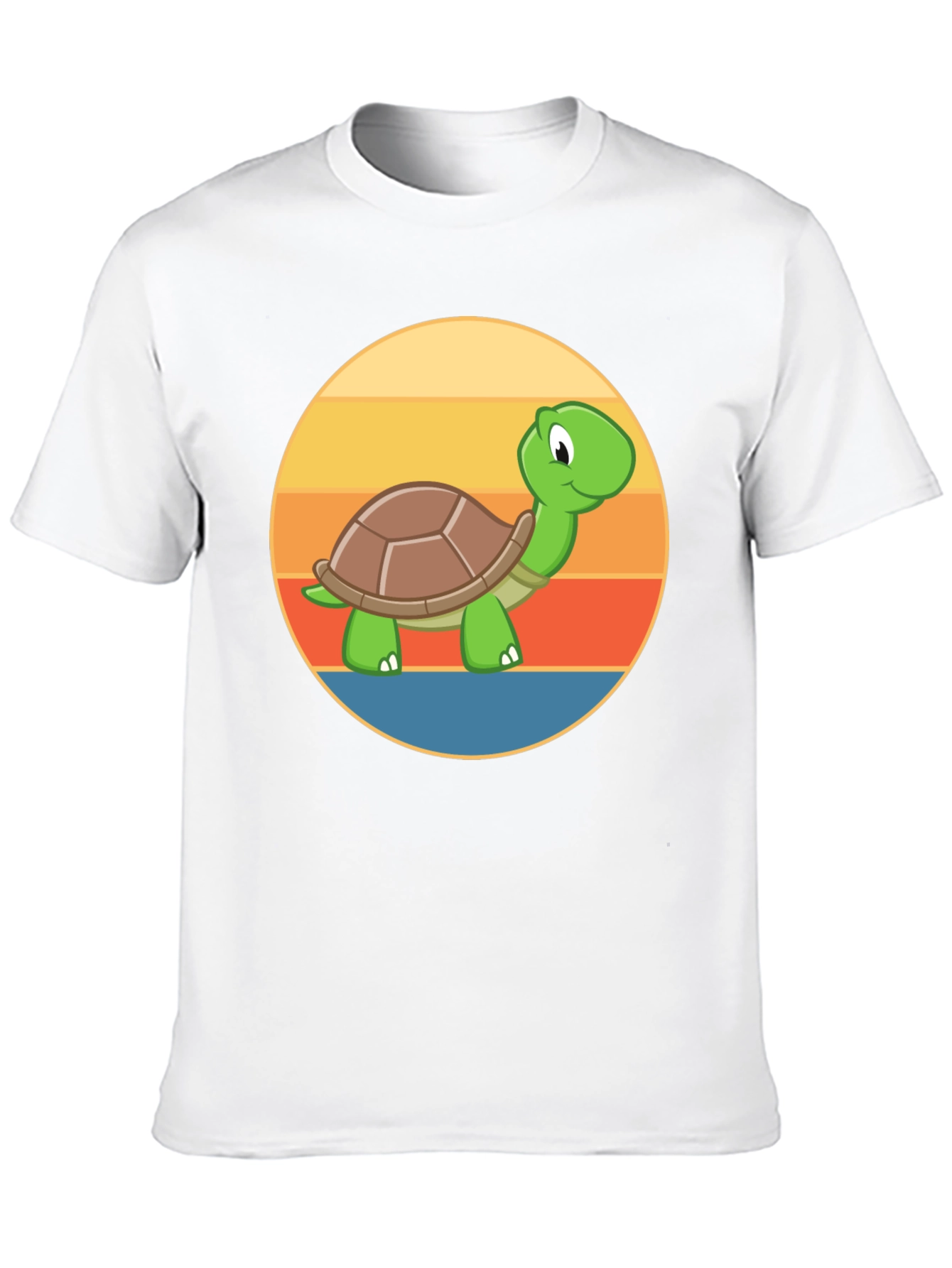Black Turtle T-Shirt - Cute Cartoon Animal Tee view 10