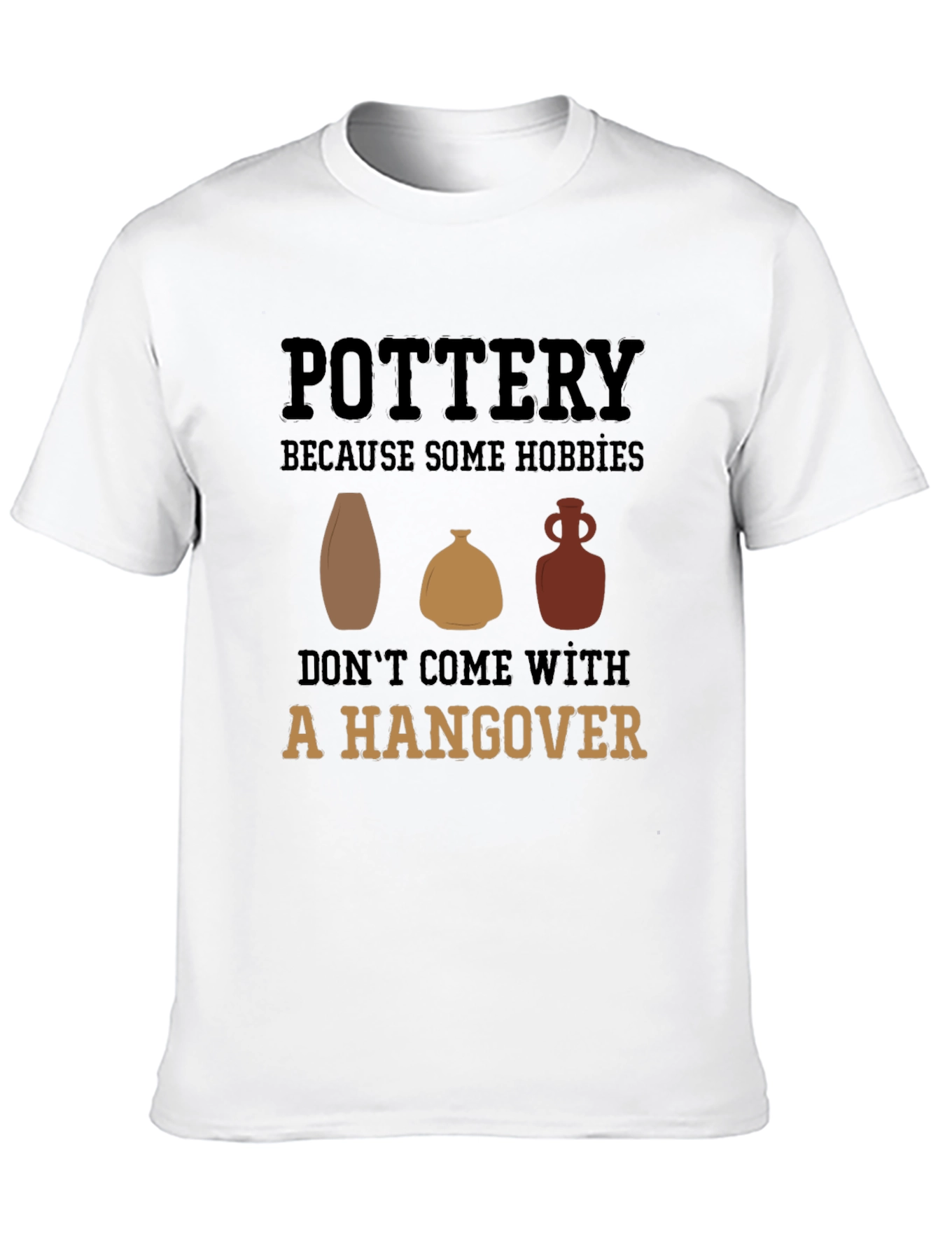 Black Pottery Hobby Graphic Tee - No Hangover Fun! view 10