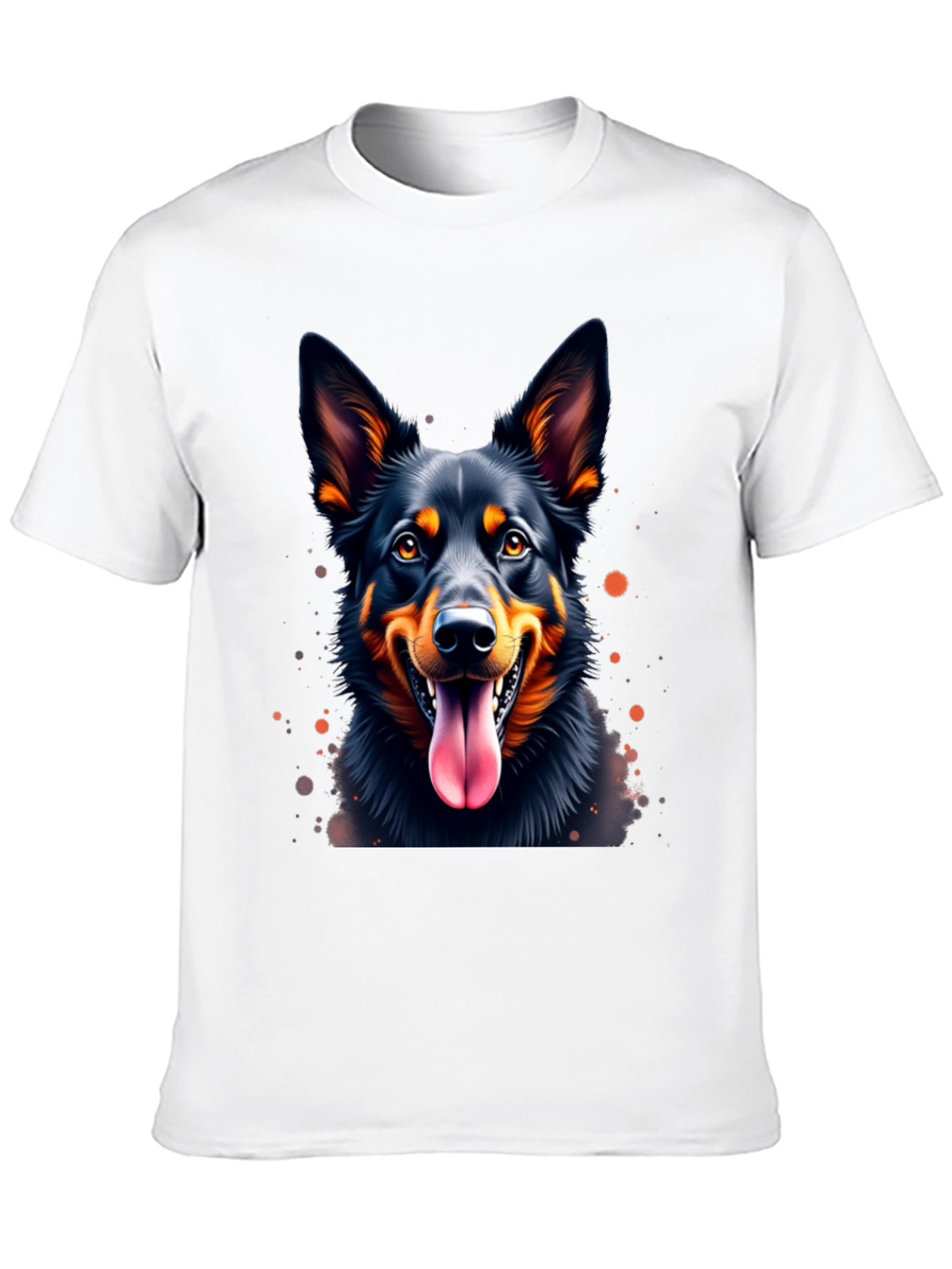 Black Dog Lover's Black T-Shirt view 10