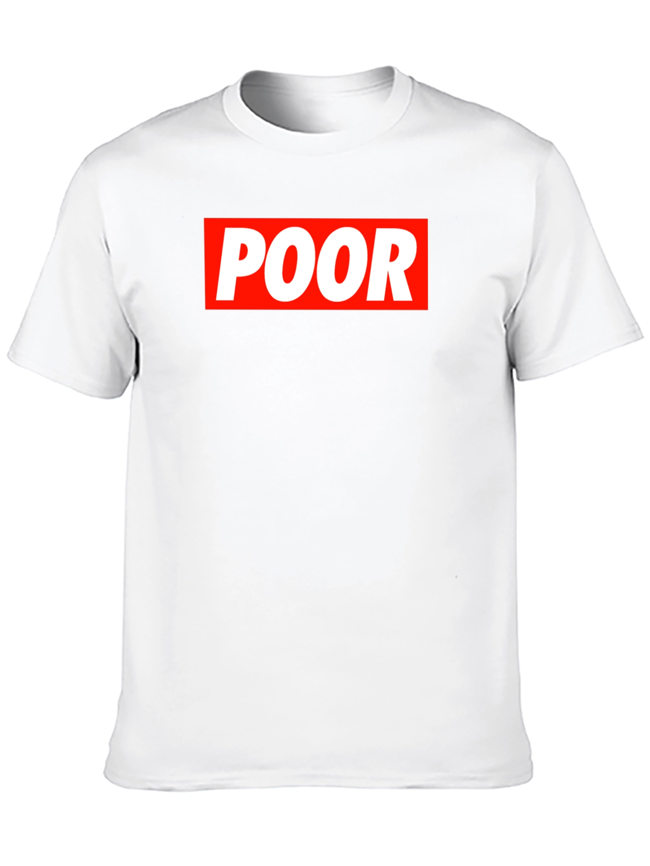 Black POOR Graphic T-Shirt - Streetwear Fashion Tee view 10