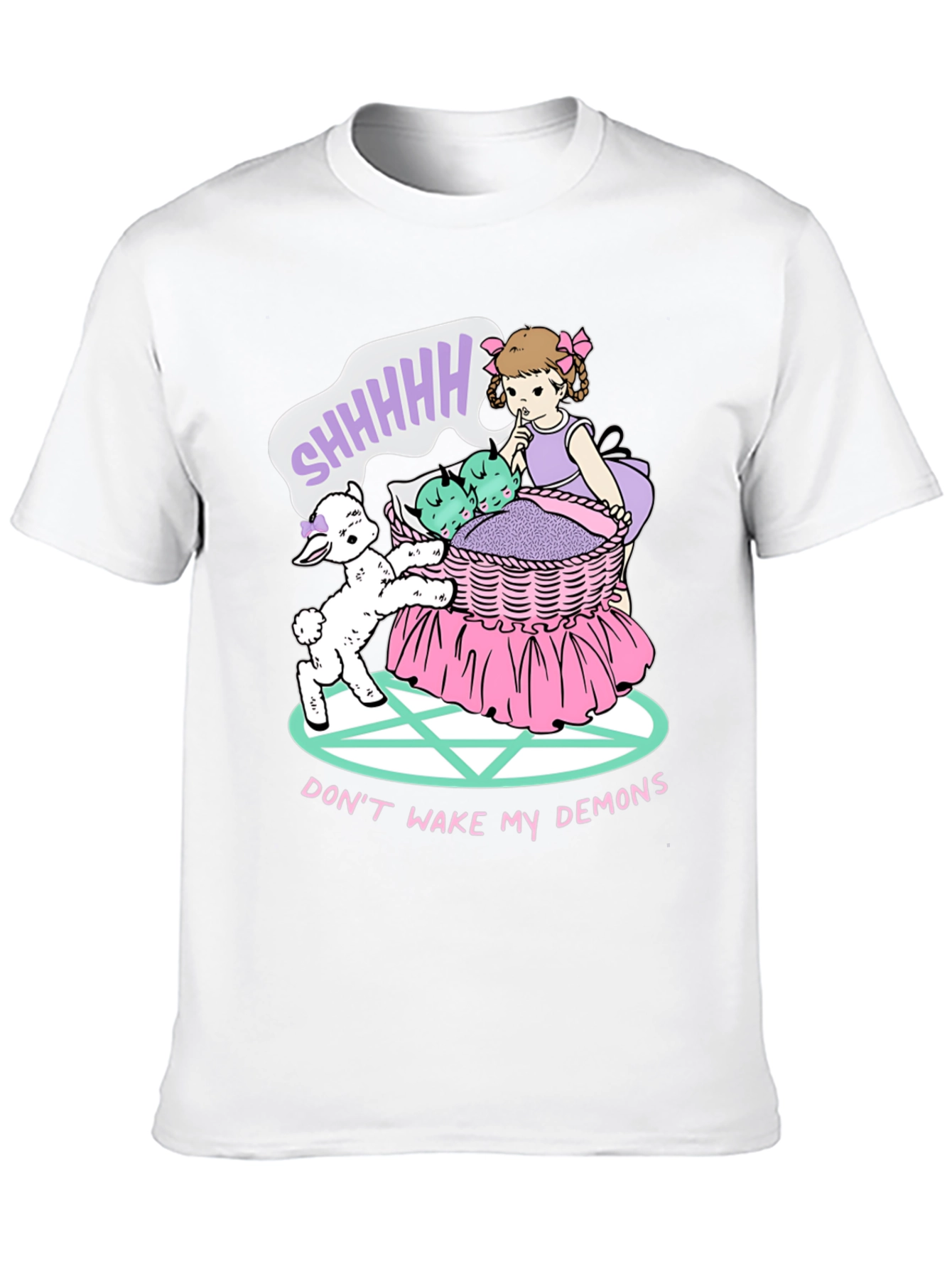 Black Don't Wake My Demons Graphic Tee view 10