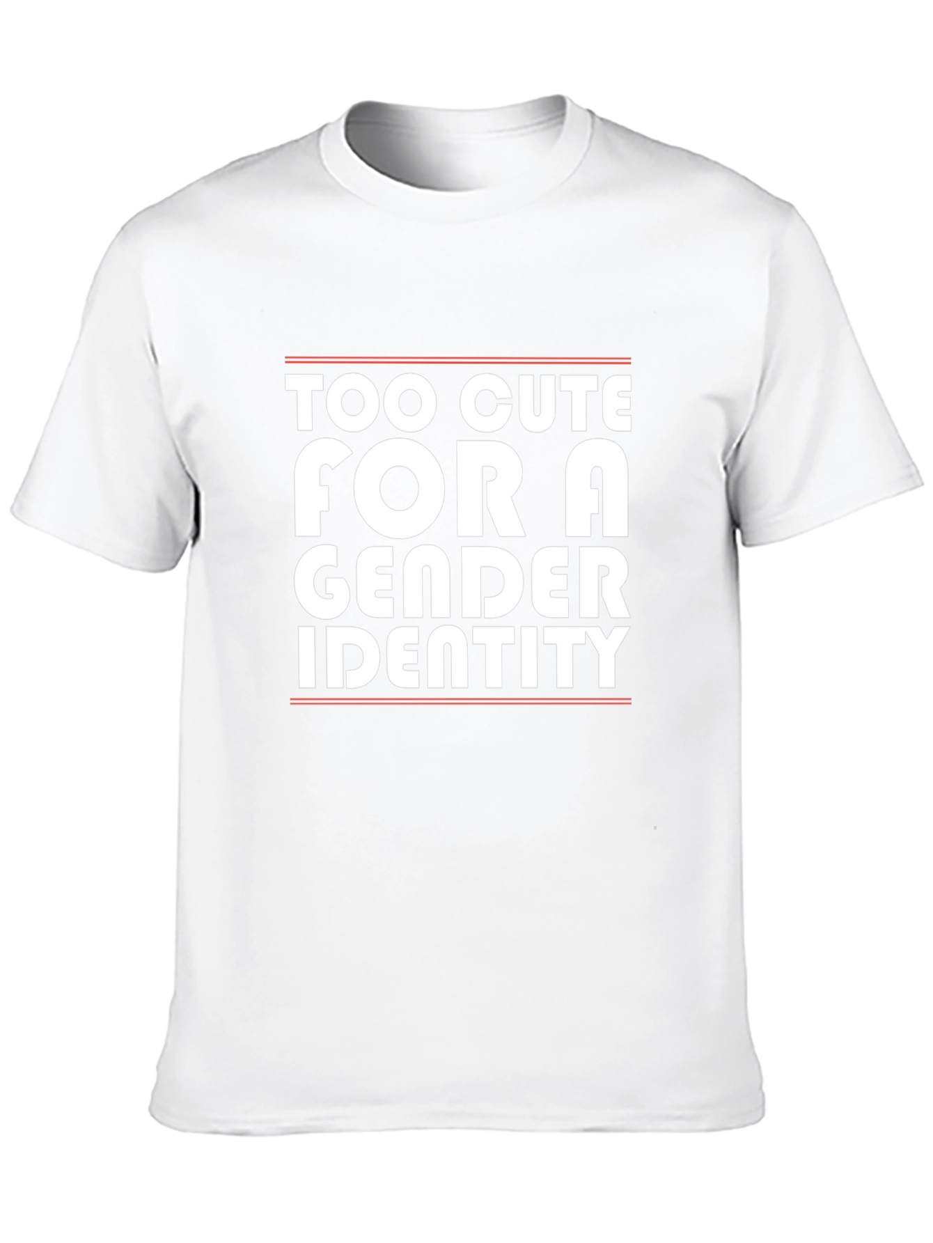 Black Too Cute For a Gender Identity T-Shirt view 10