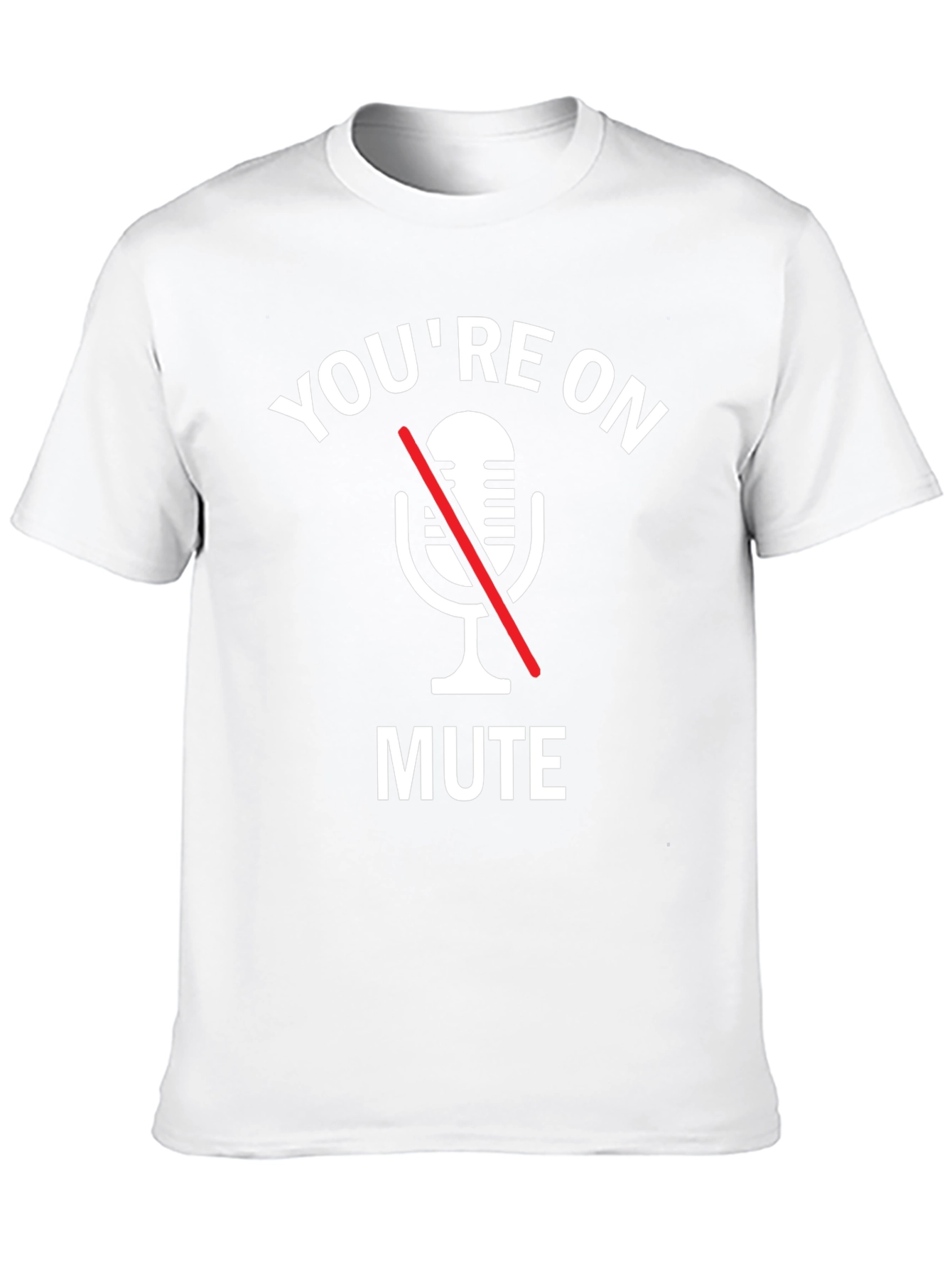 Black You're on Mute Black Graphic Tee view 10