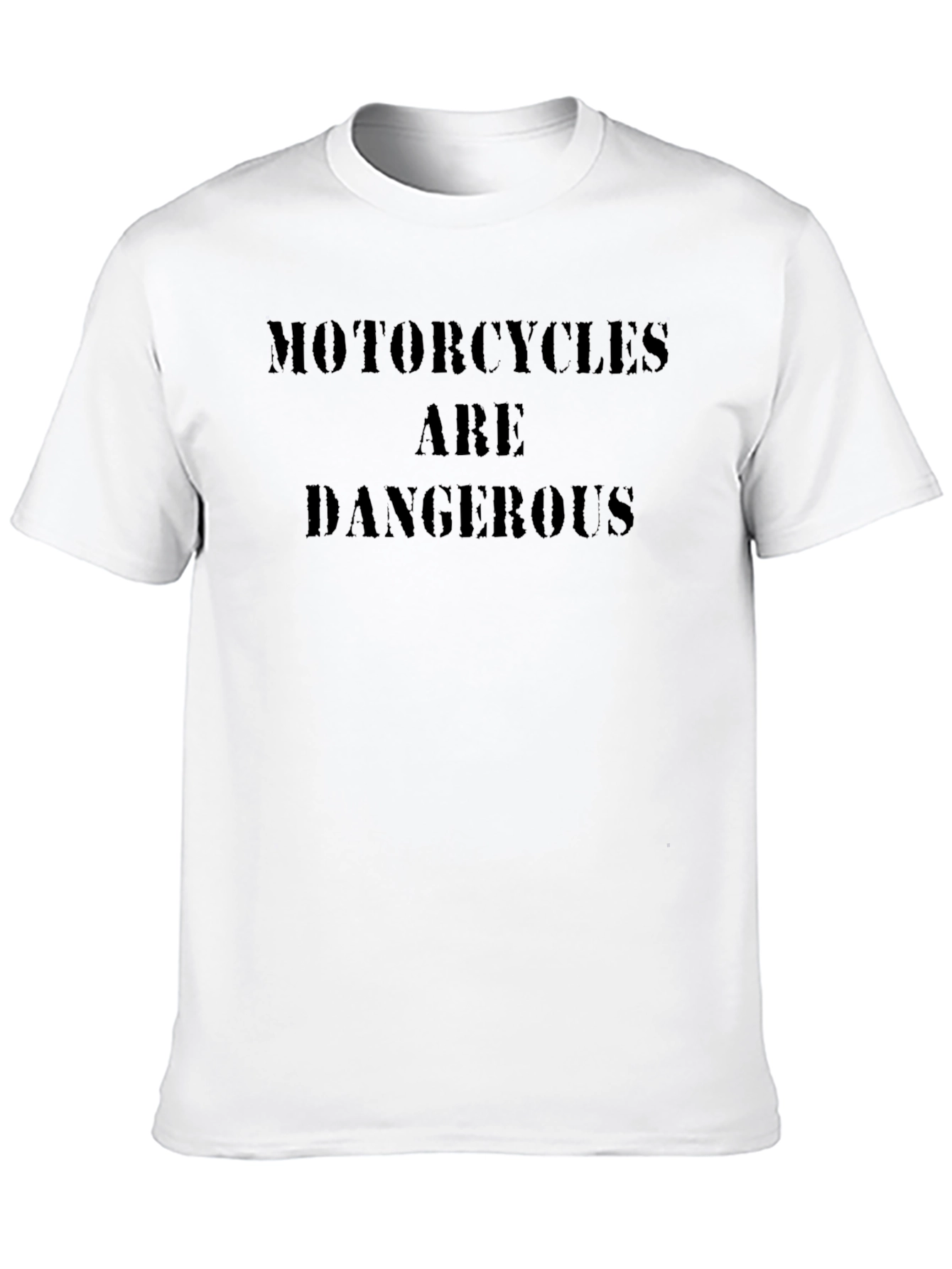 Black Motorcycles Are Dangerous Graphic T-Shirt view 10