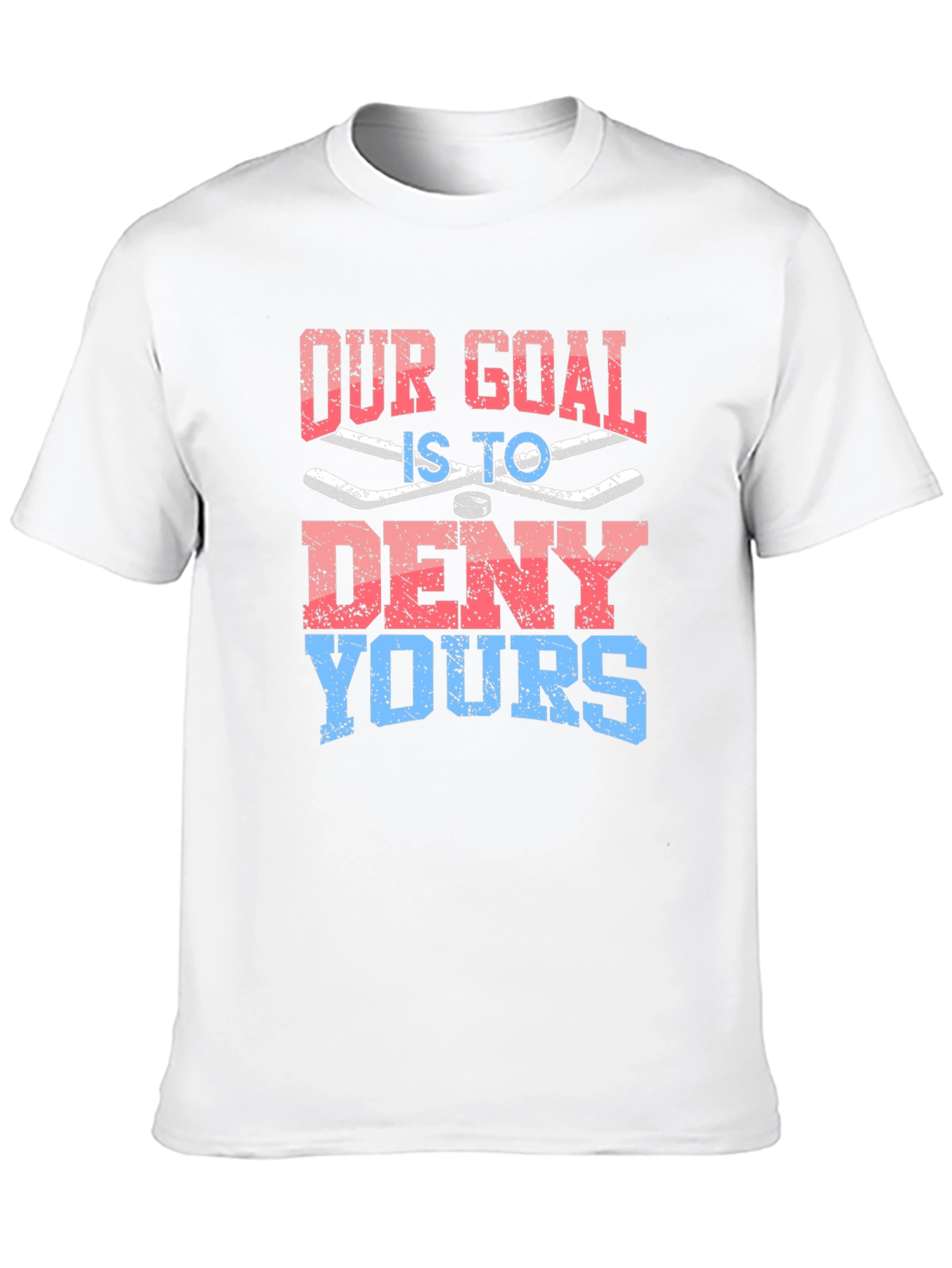 Black Our Goal is to Deny Yours Graphic T-Shirt view 10