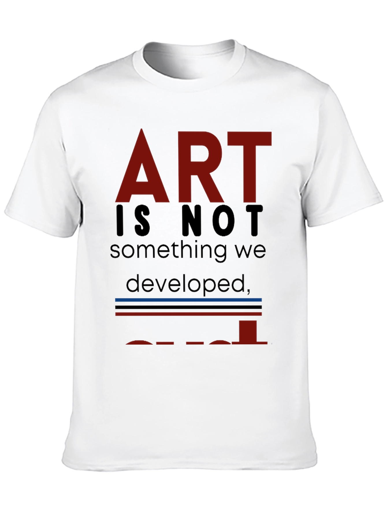 Black Art is Not... T-Shirt - Unique Artistic Statement view 10