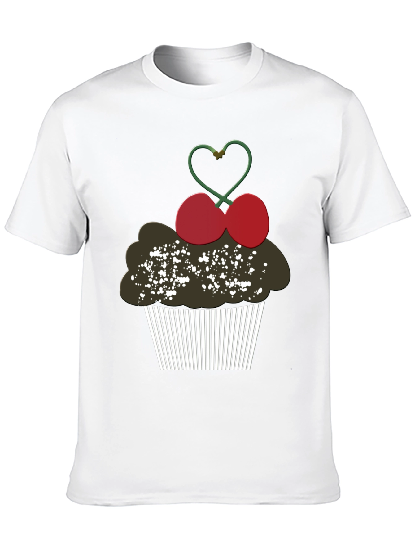 Black Cupcake Graphic Tee - Sweet Treat Shirt view 10