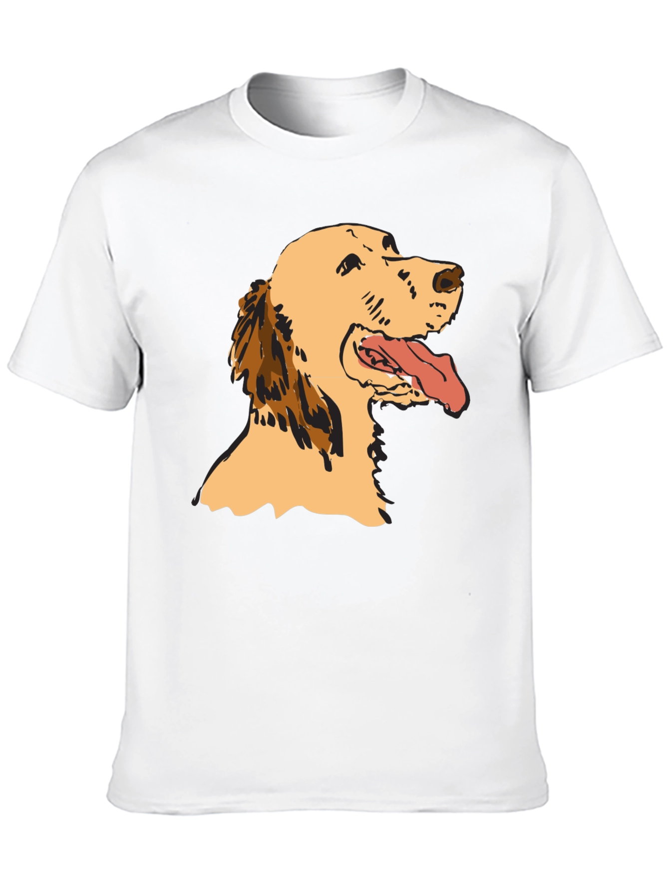 Black Dog Graphic Tee - Black Cotton T-Shirt view 10
