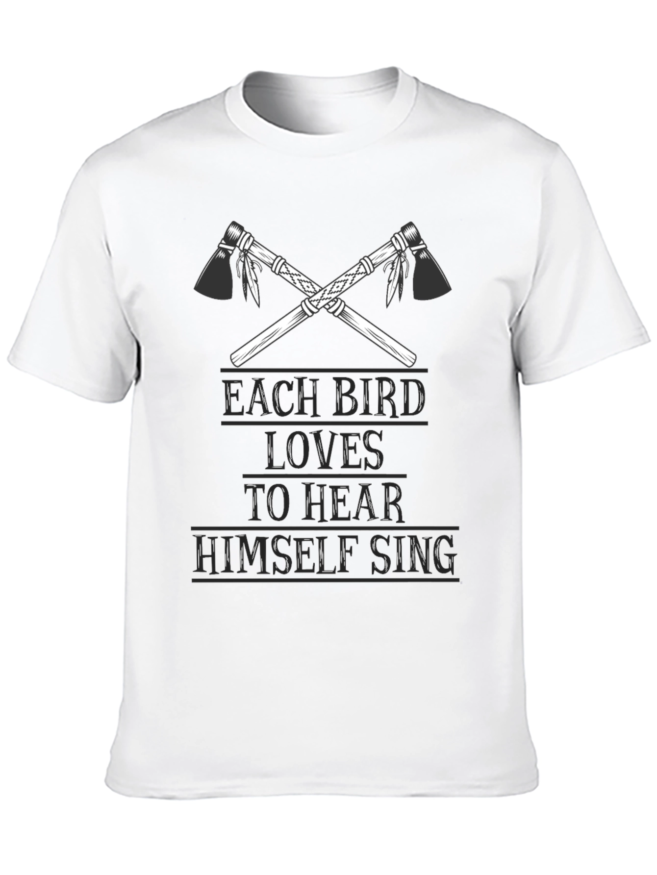 Black Native American Saying Black T-Shirt view 10