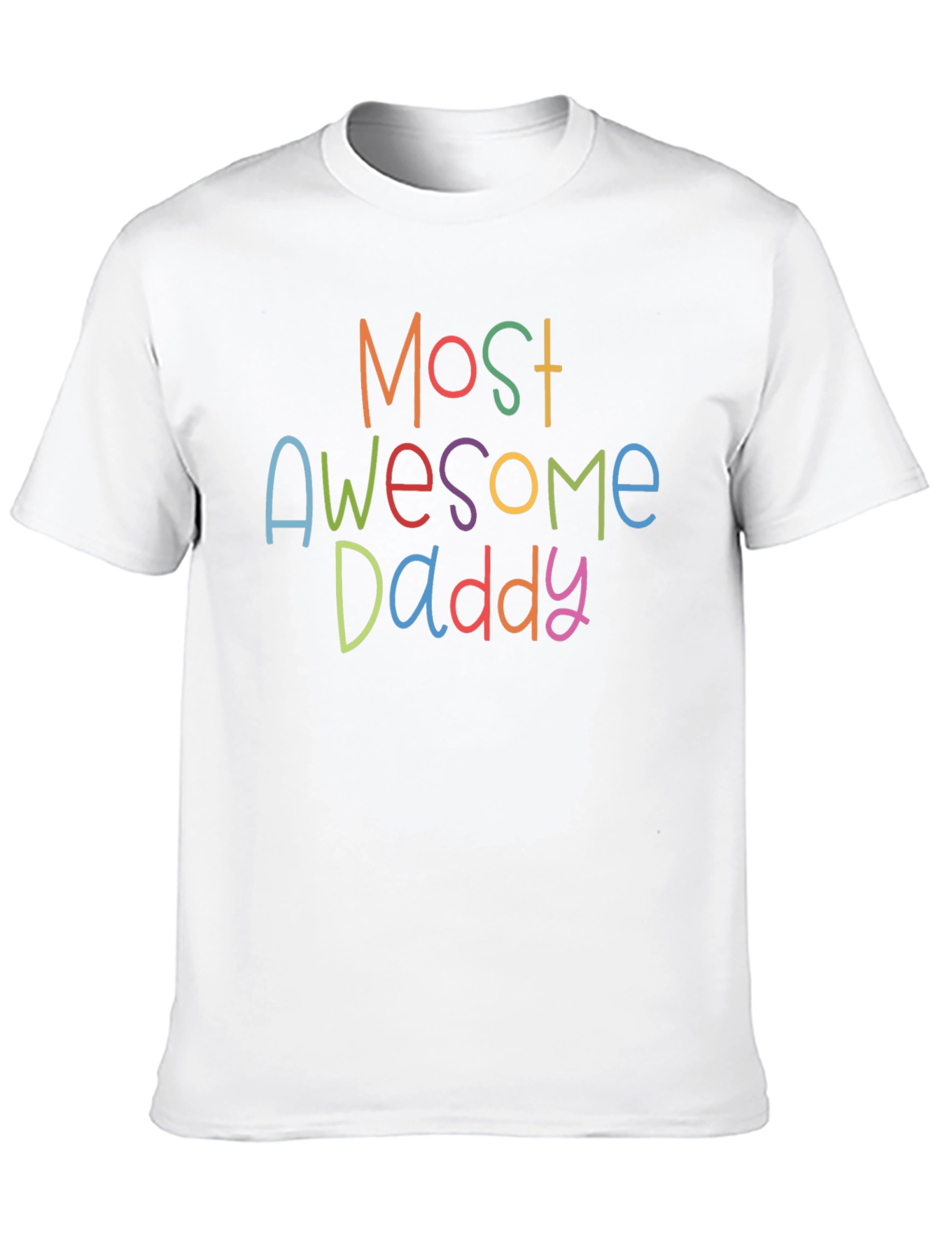 Black Most Awesome Daddy Graphic Tee - Black view 10