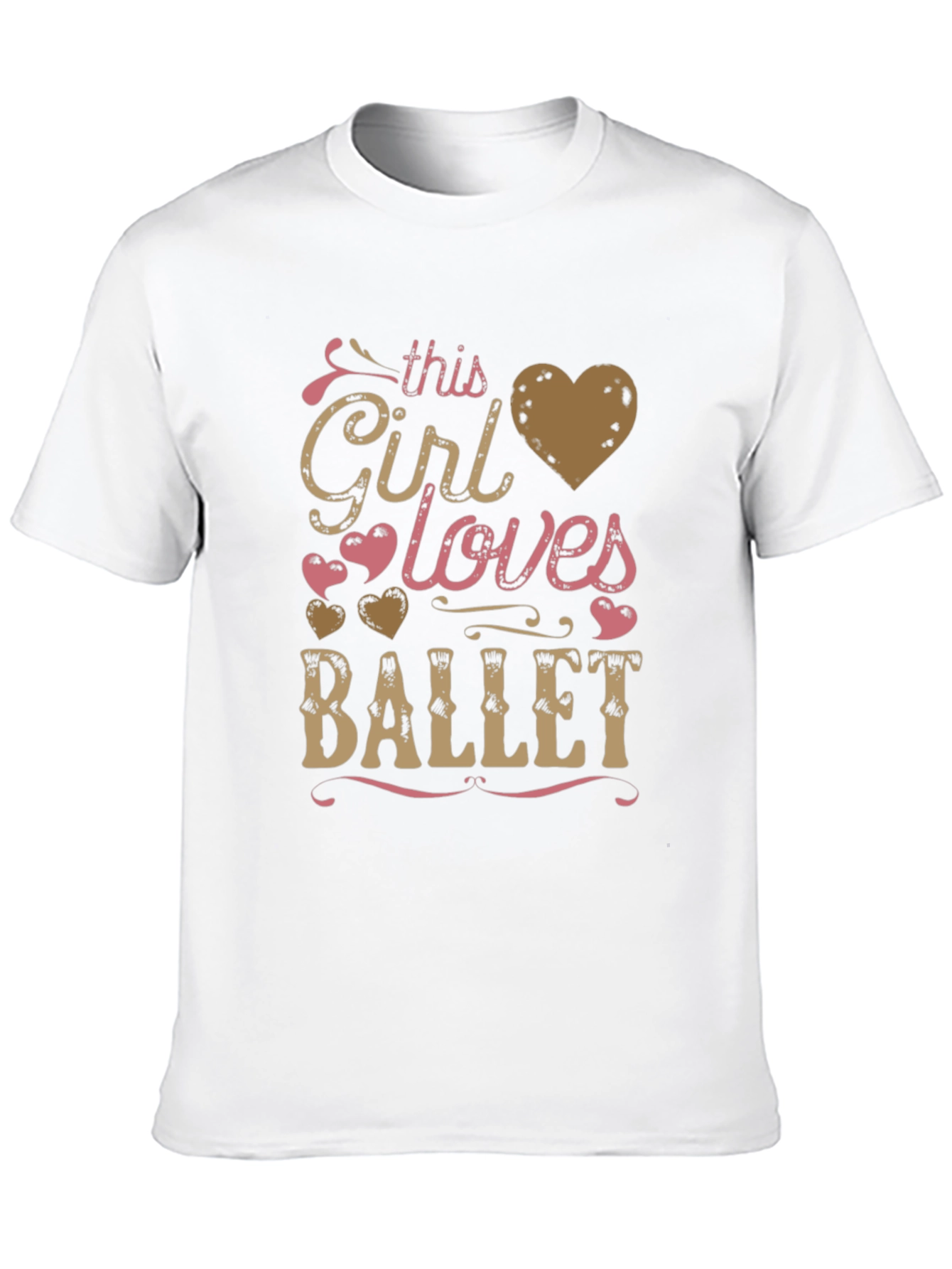 Black This Girl Loves Ballet Black T-Shirt view 10