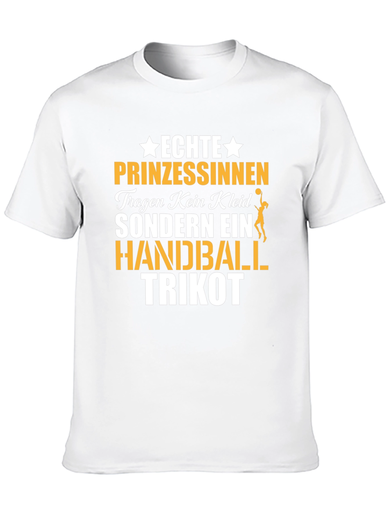 Black Handball Princess T-Shirt - Funny German Slogan Tee view 10
