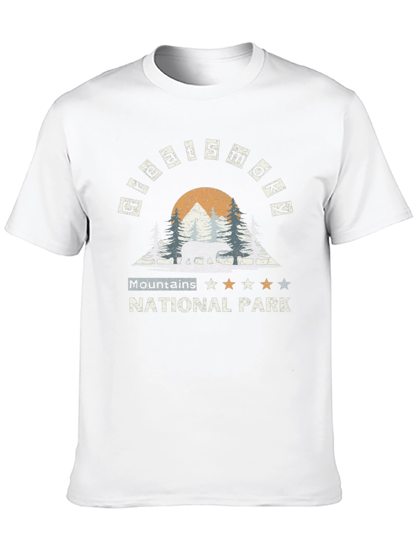 Black Great Smoky Mountains National Park T-Shirt view 10